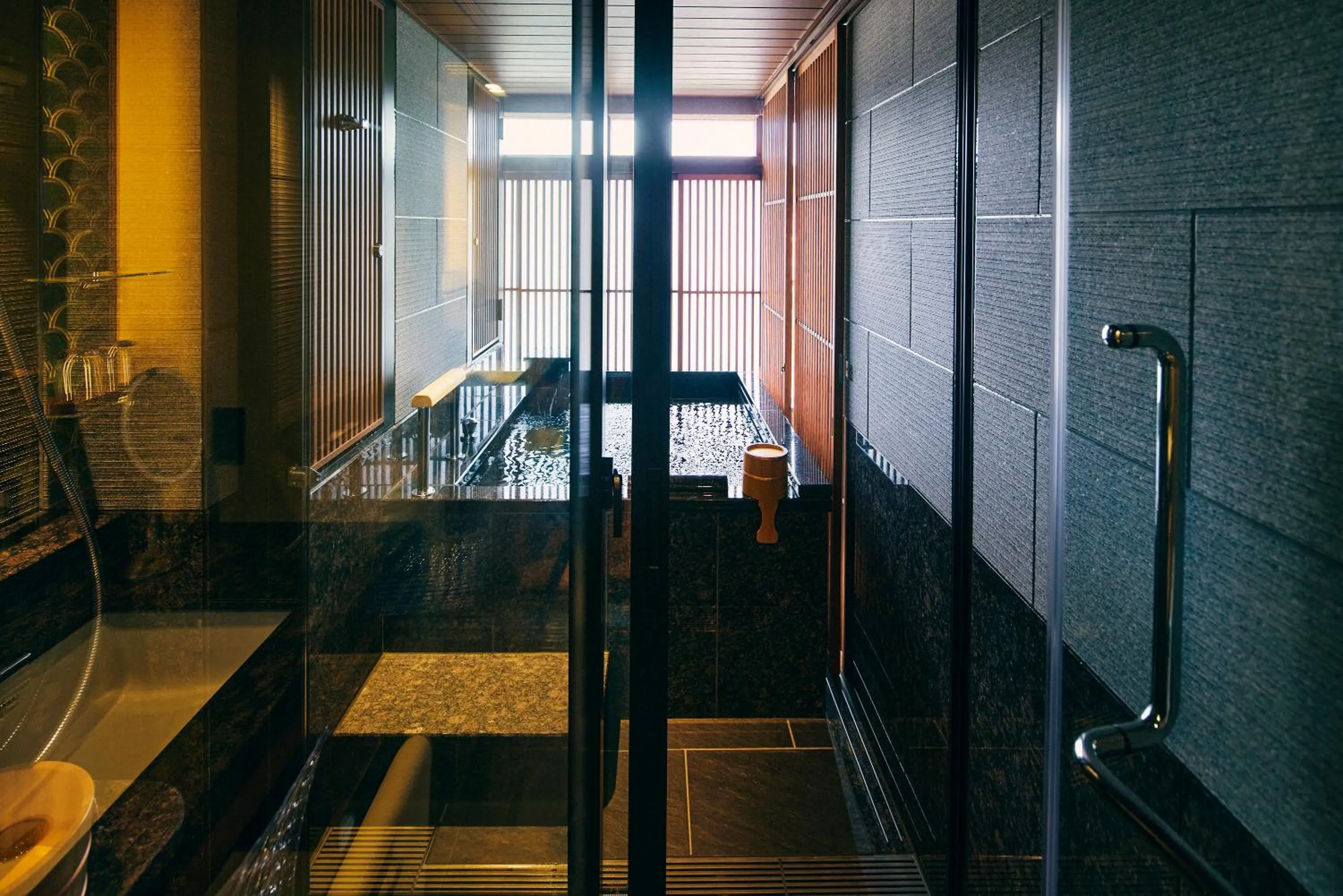 Hot Spring Bath in Sora Niwa Terrace Kyoto Bettei