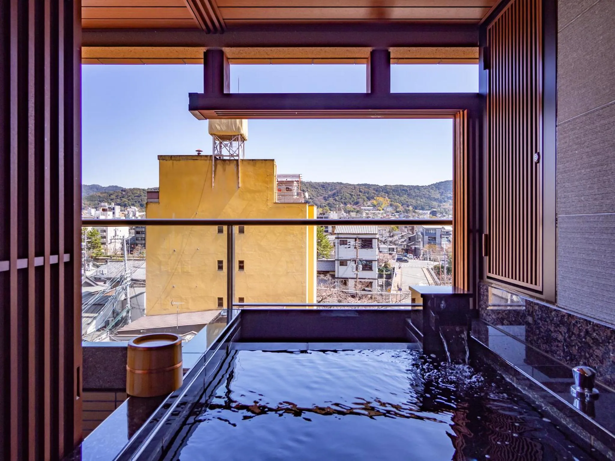 Hot Spring Bath in Sora Niwa Terrace Kyoto Bettei