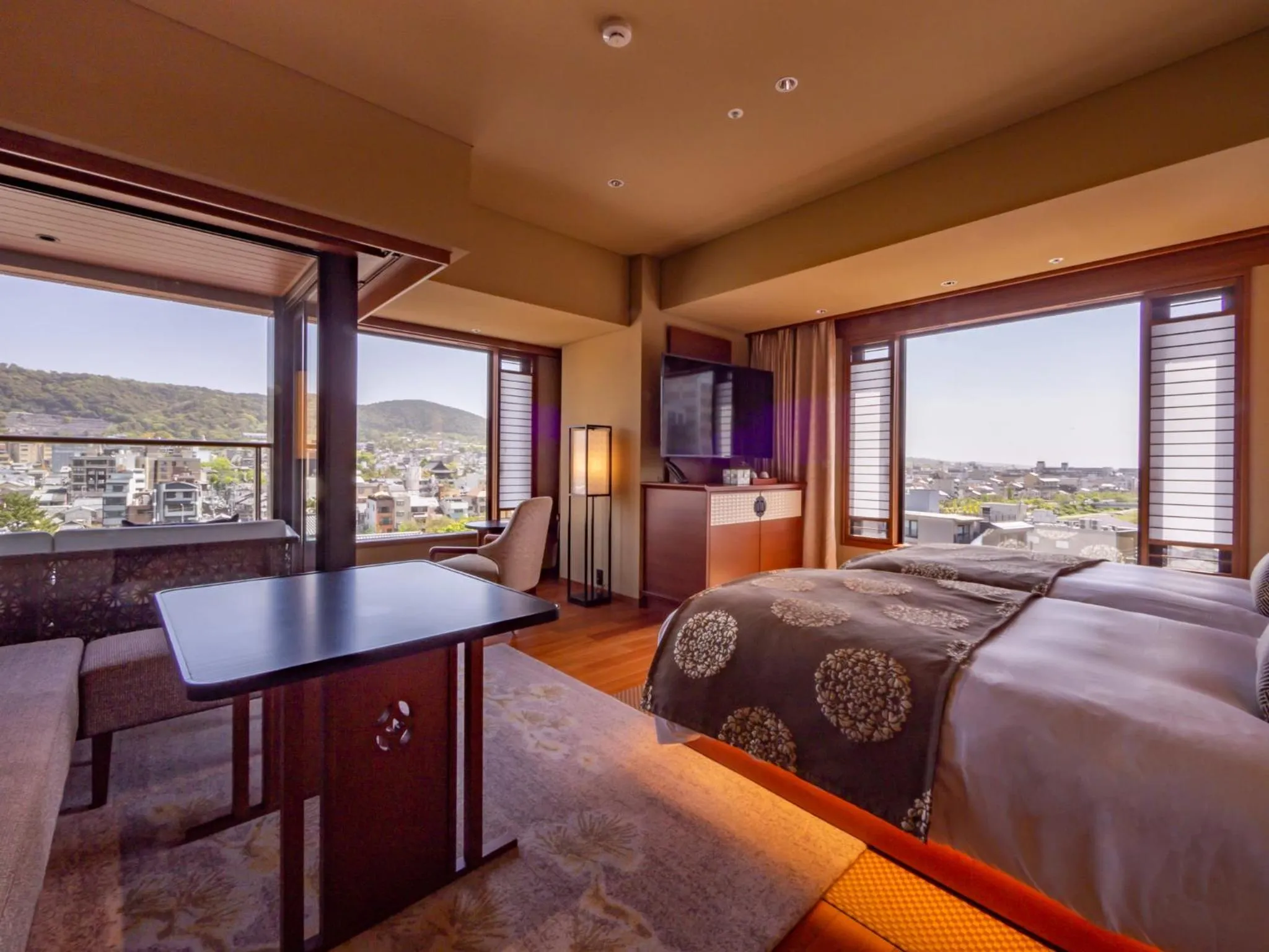 Bed in Sora Niwa Terrace Kyoto Bettei