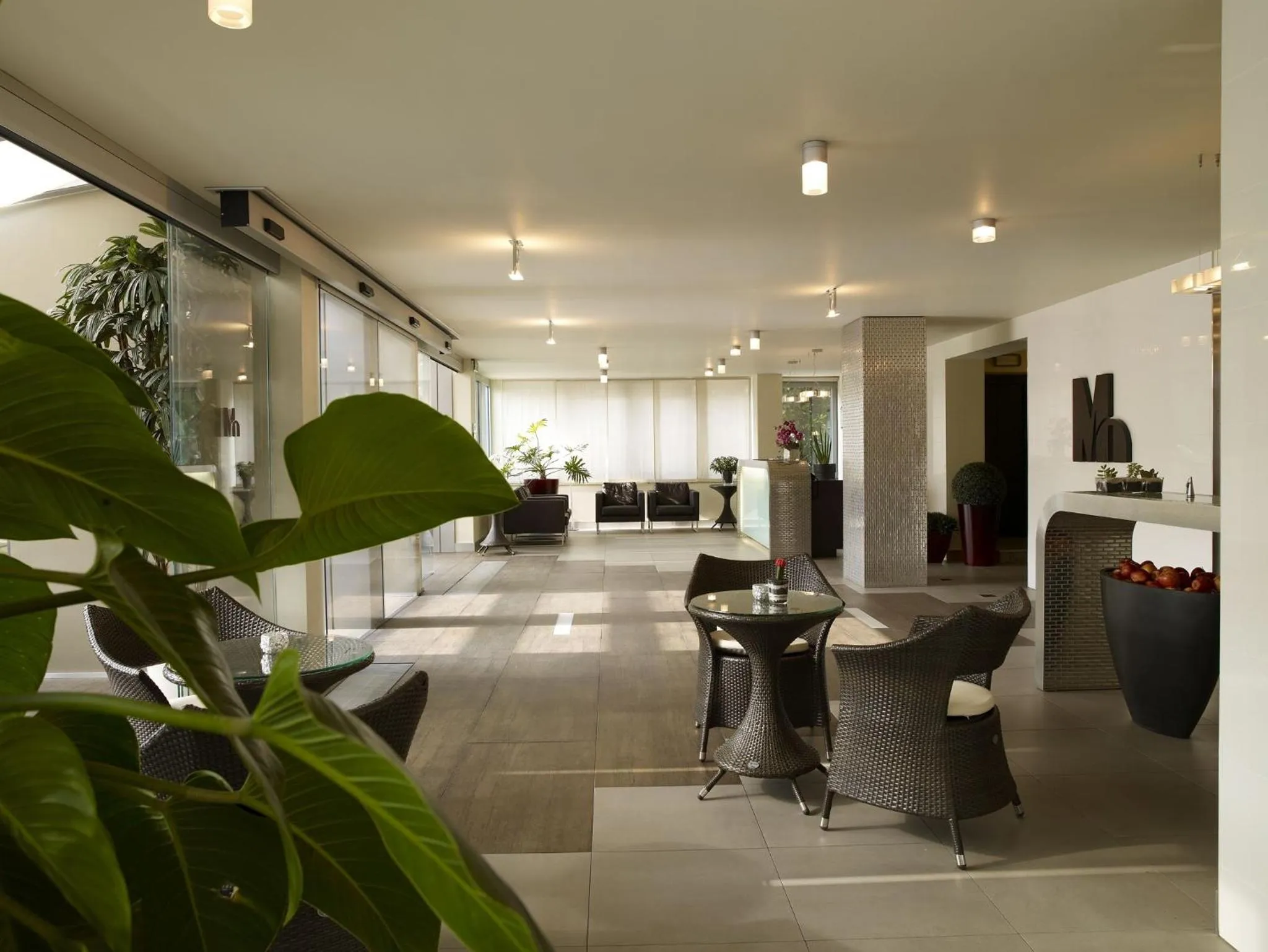 Lobby or reception in Hotel Montini Linate Airport