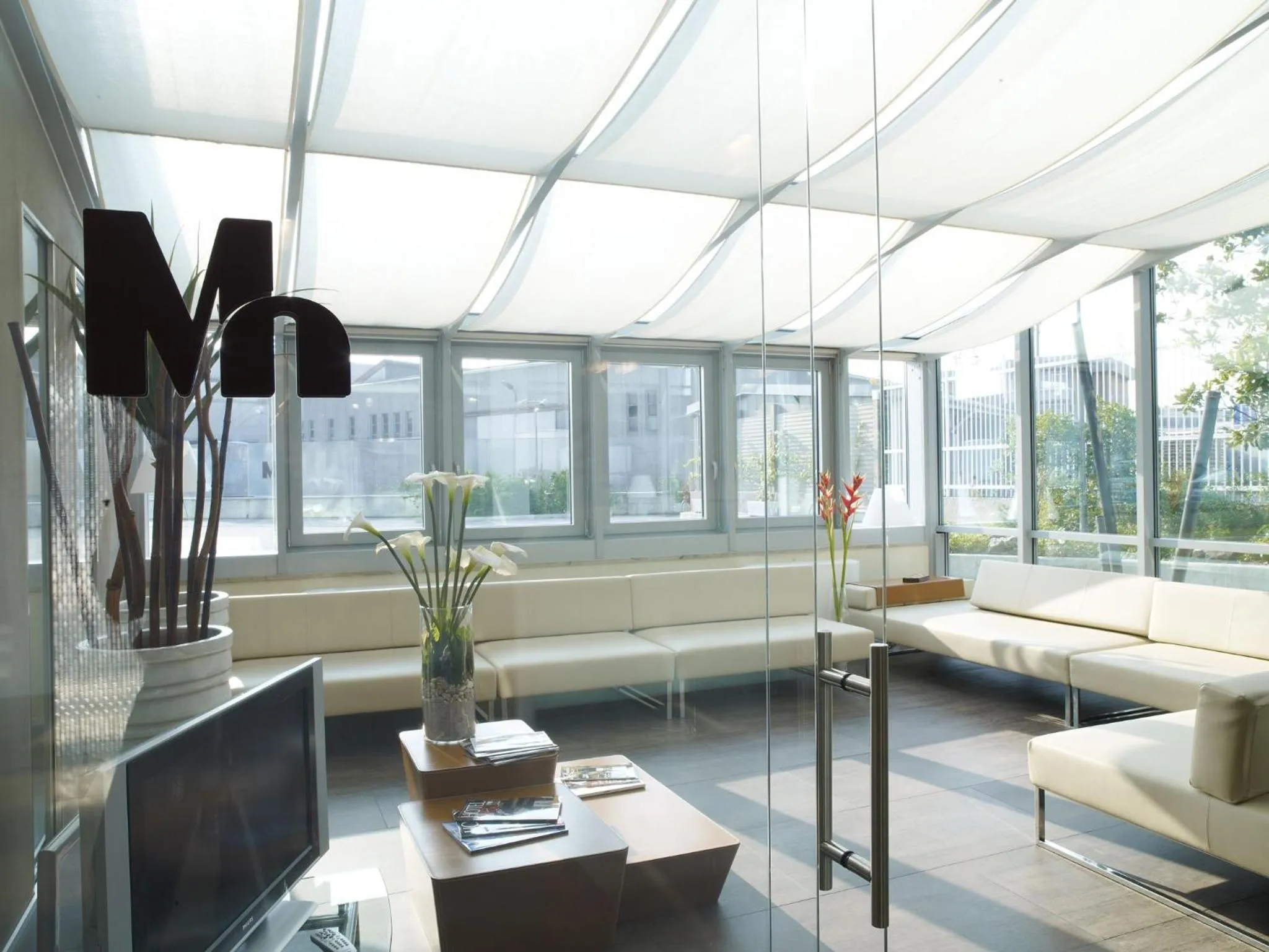 Lobby or reception in Hotel Montini Linate Airport