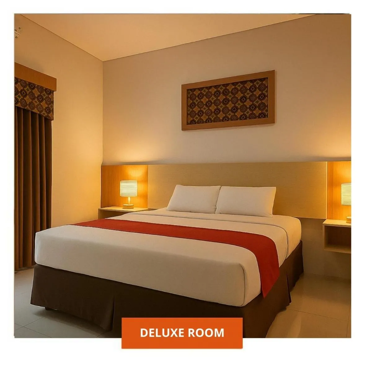 Bed in Wanitatama Hotel & Convention Hall