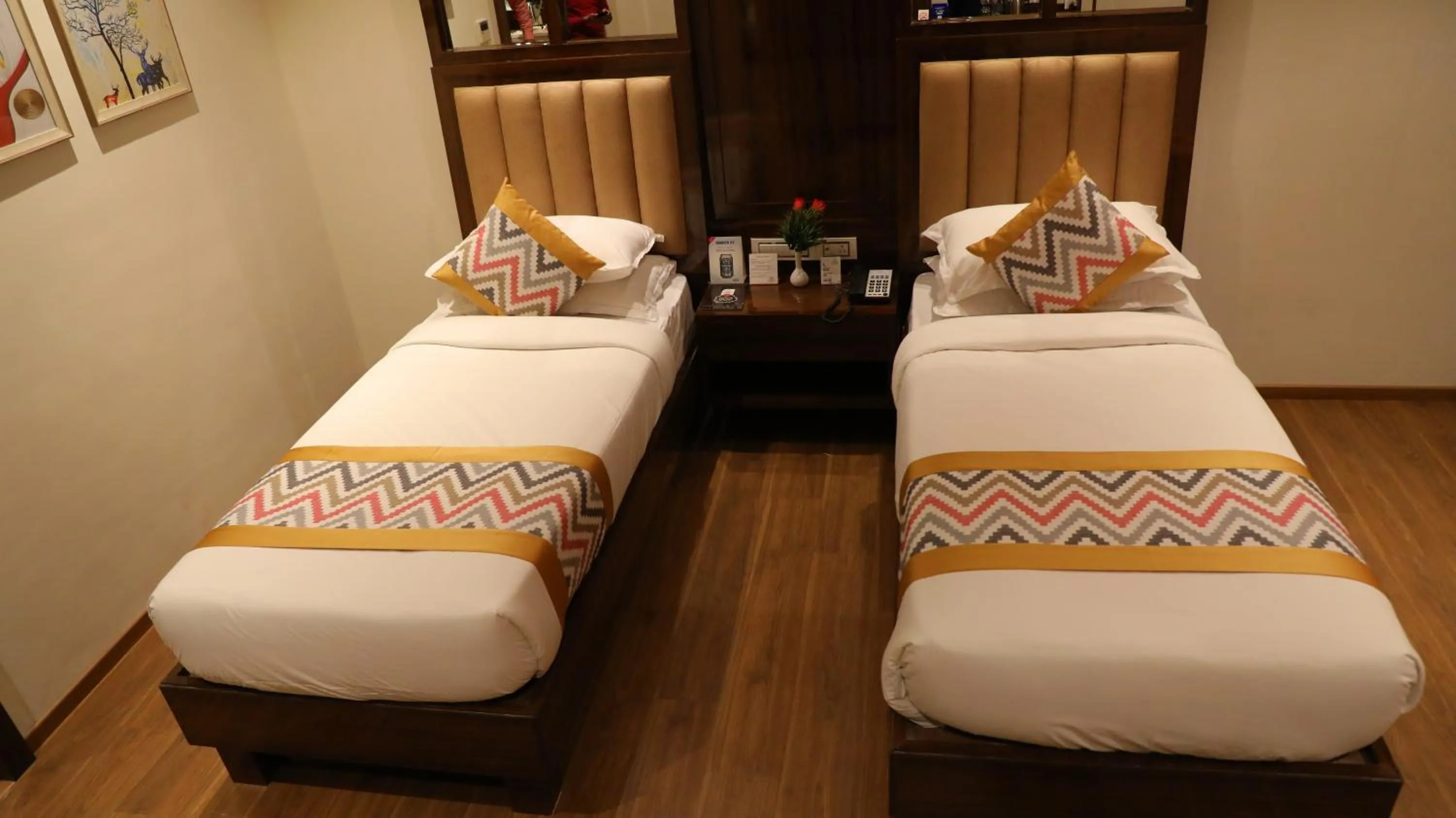 Bed in OAKTREE HOTEL