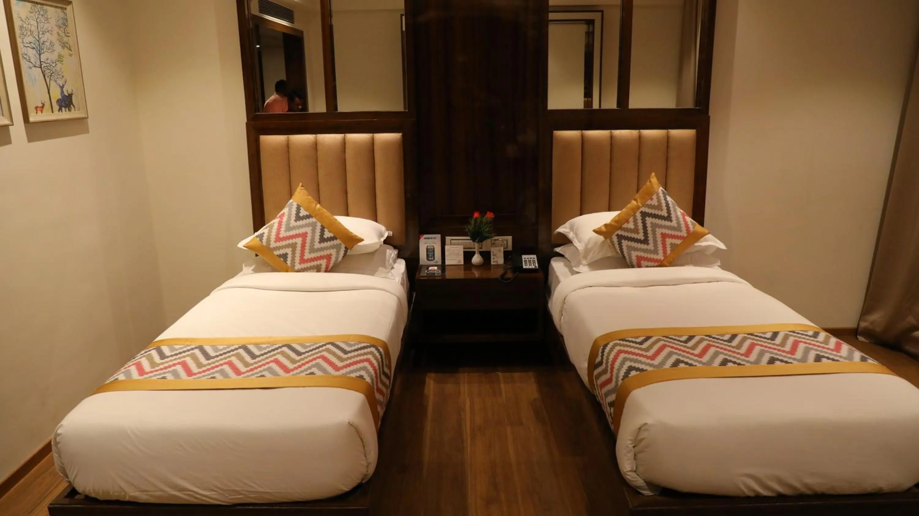 Bed in OAKTREE HOTEL