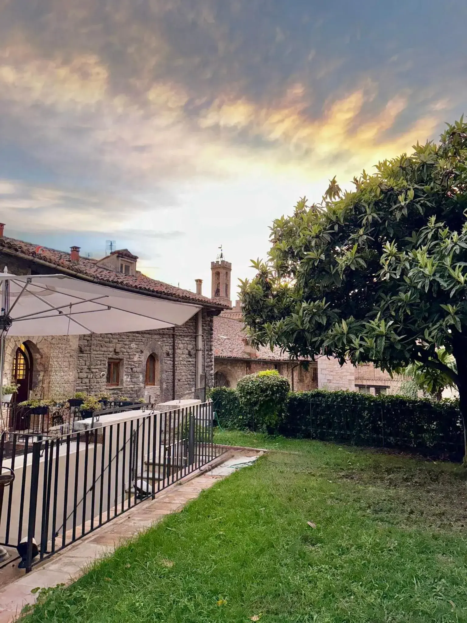Garden view in Relais Ducale Garden view in Relais Ducale