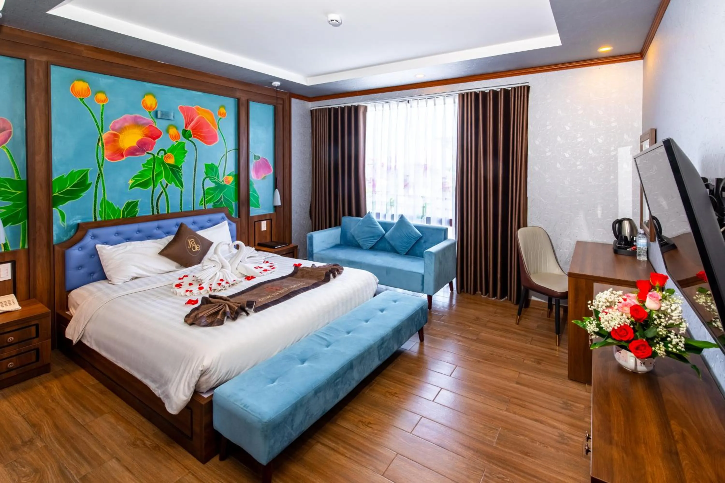 Bedroom, Bed in Jade Scene Hotel