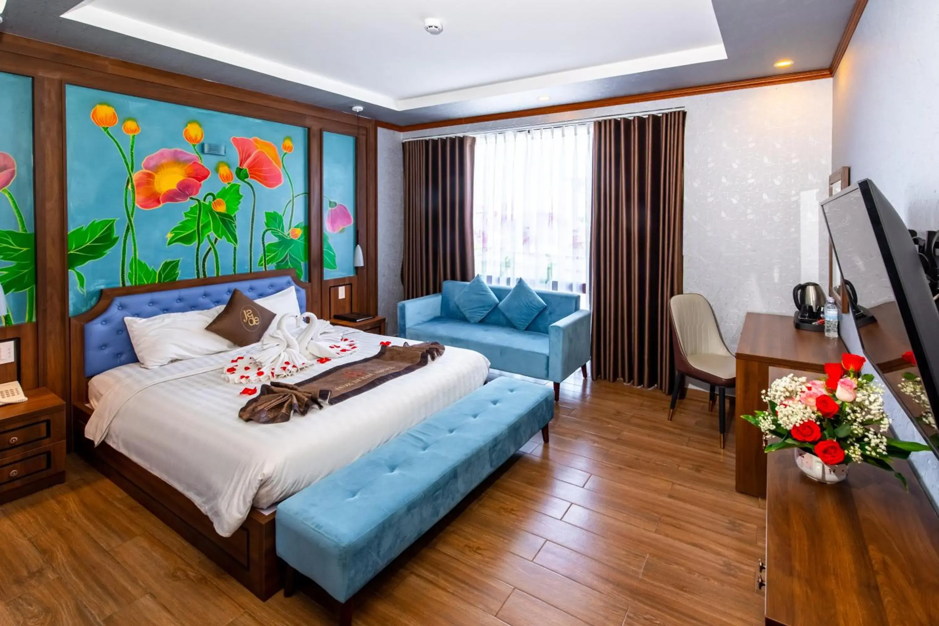 Bedroom, Bed in Jade Scene Hotel Bedroom, Bed in Jade Scene Hotel