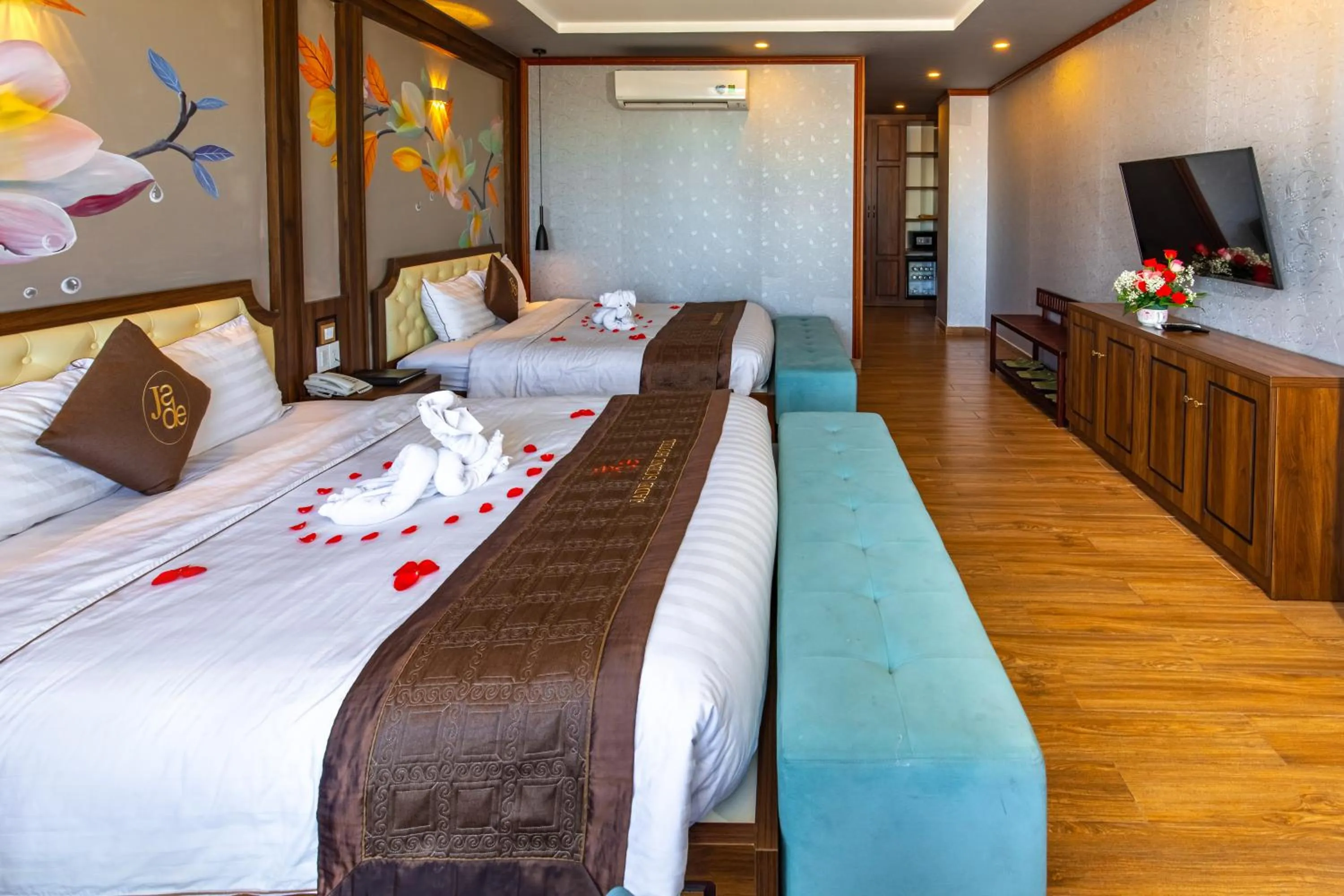 Bedroom, Bed in Jade Scene Hotel