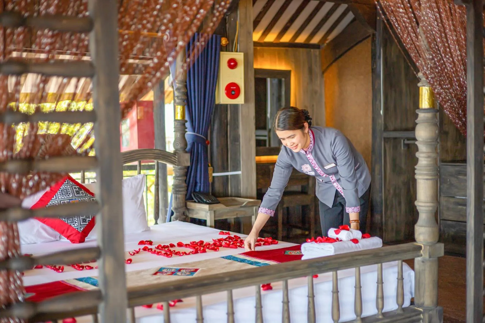 Staff in The Mong Village Resort & Spa