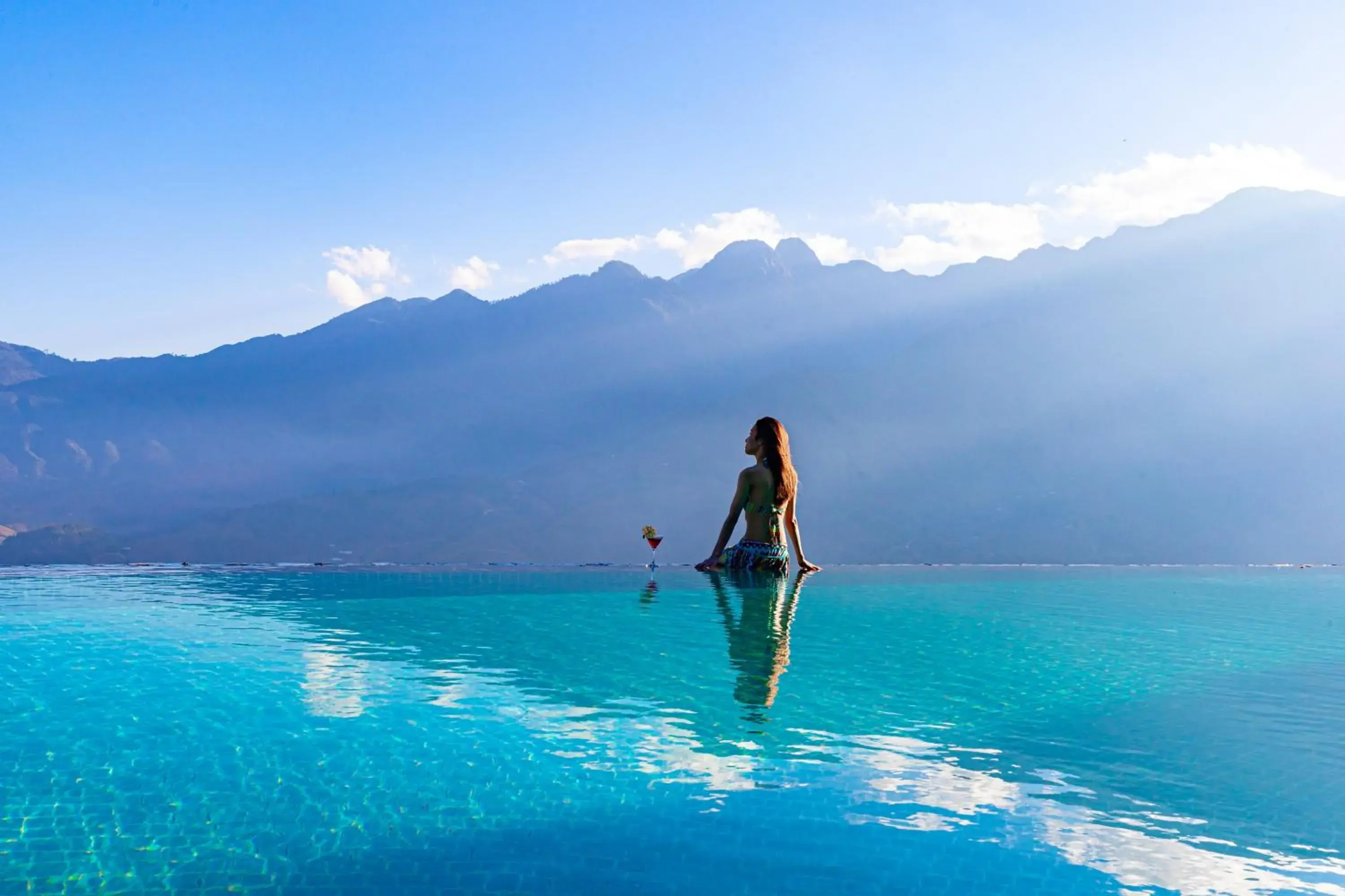 Swimming pool in The Mong Village Resort & Spa Swimming pool in The Mong Village Resort & Spa