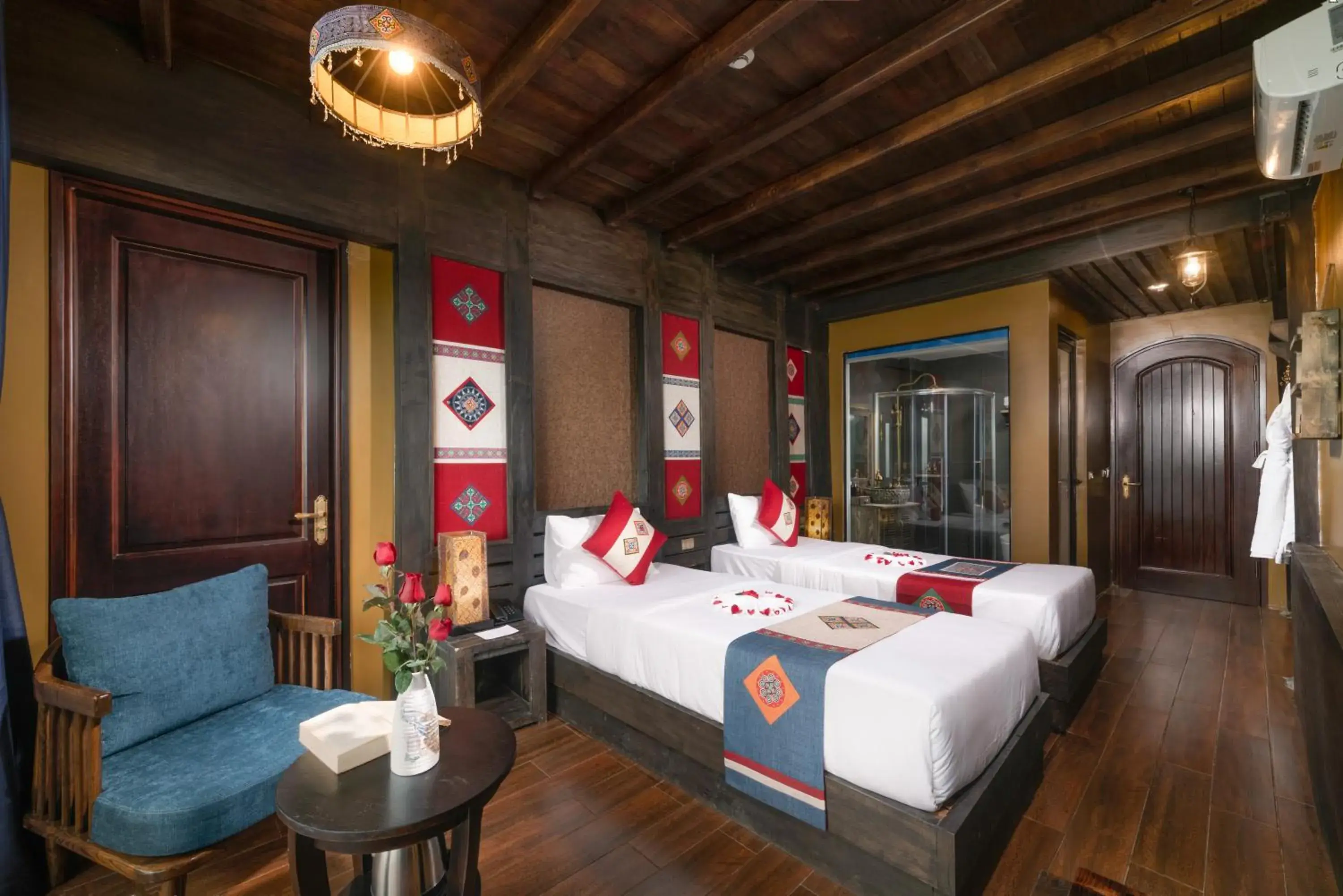 Photo of the whole room, Bed in The Mong Village Resort & Spa Photo of the whole room, Bed in The Mong Village Resort & Spa