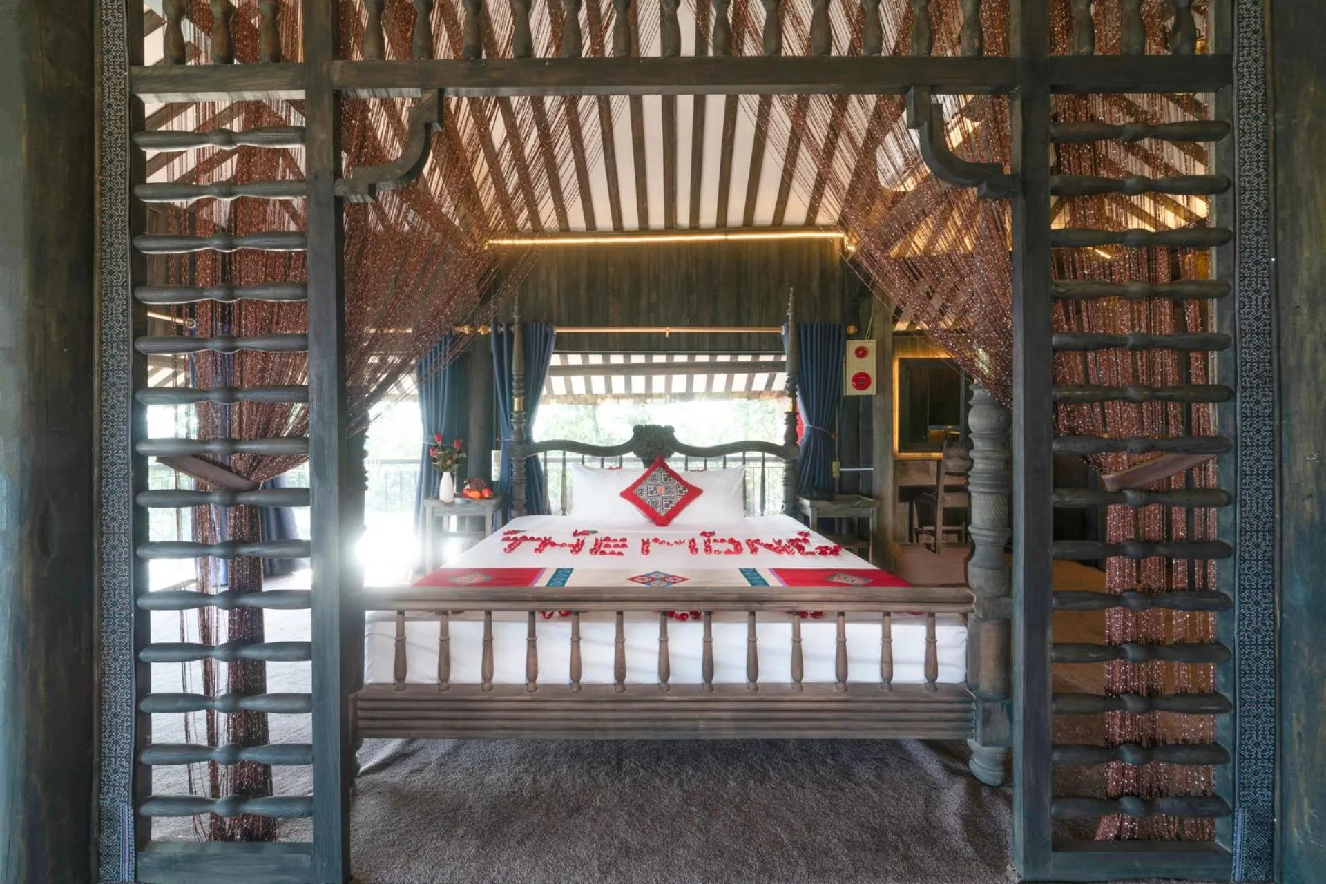 Bedroom, Bed in The Mong Village Resort & Spa