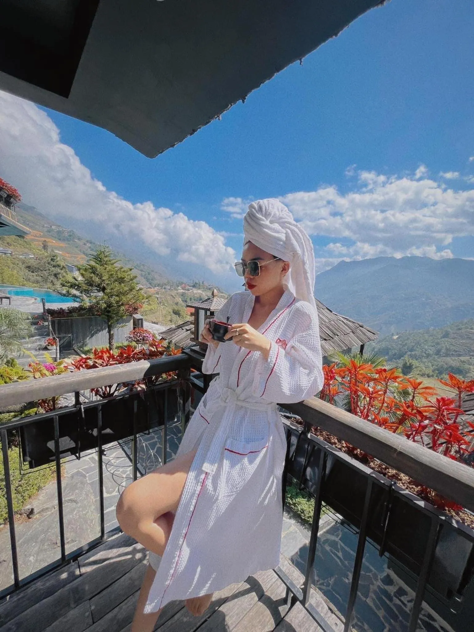 Balcony/Terrace in The Mong Village Resort & Spa