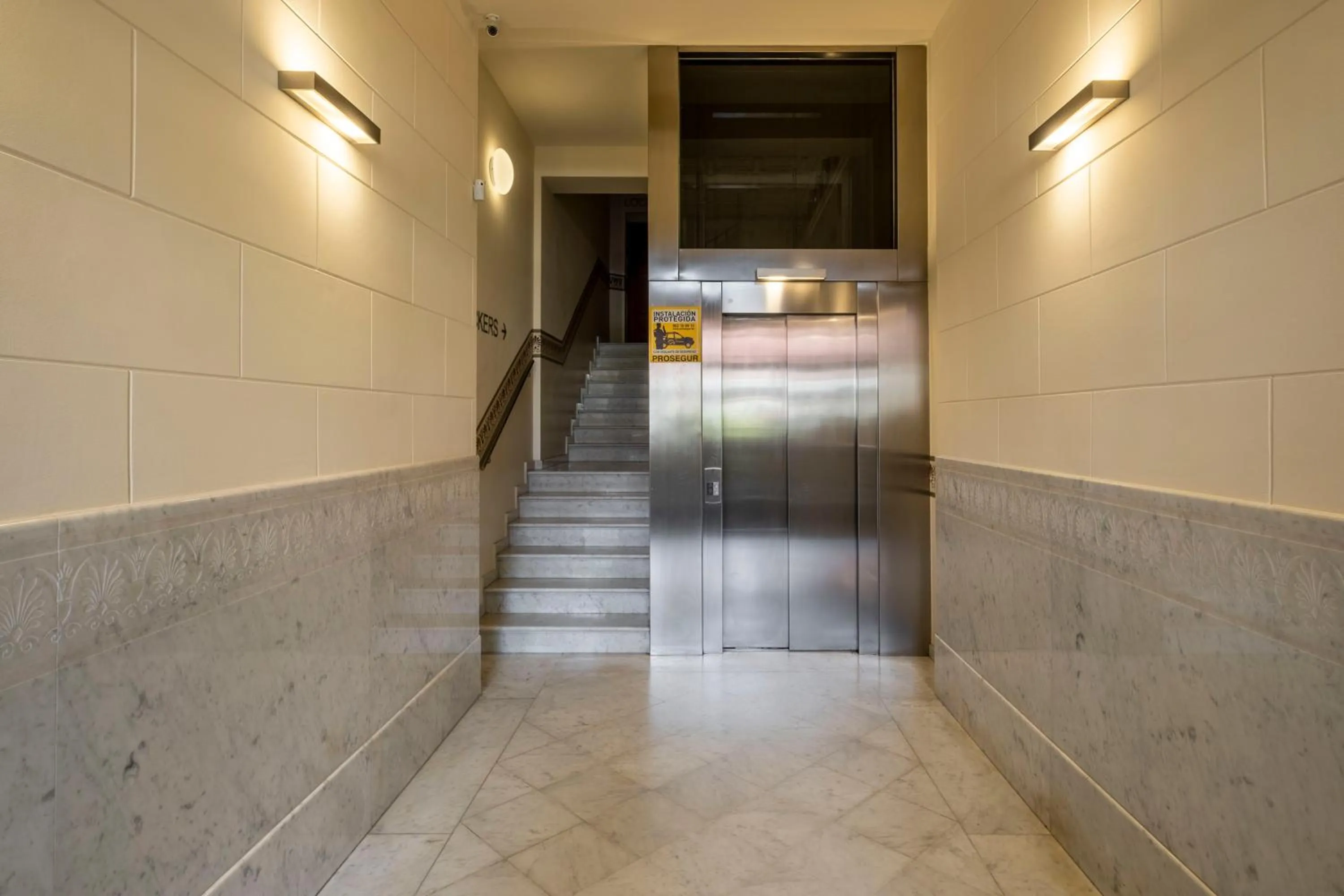 Facade/entrance in Aspasios Market Balconies Apartments
