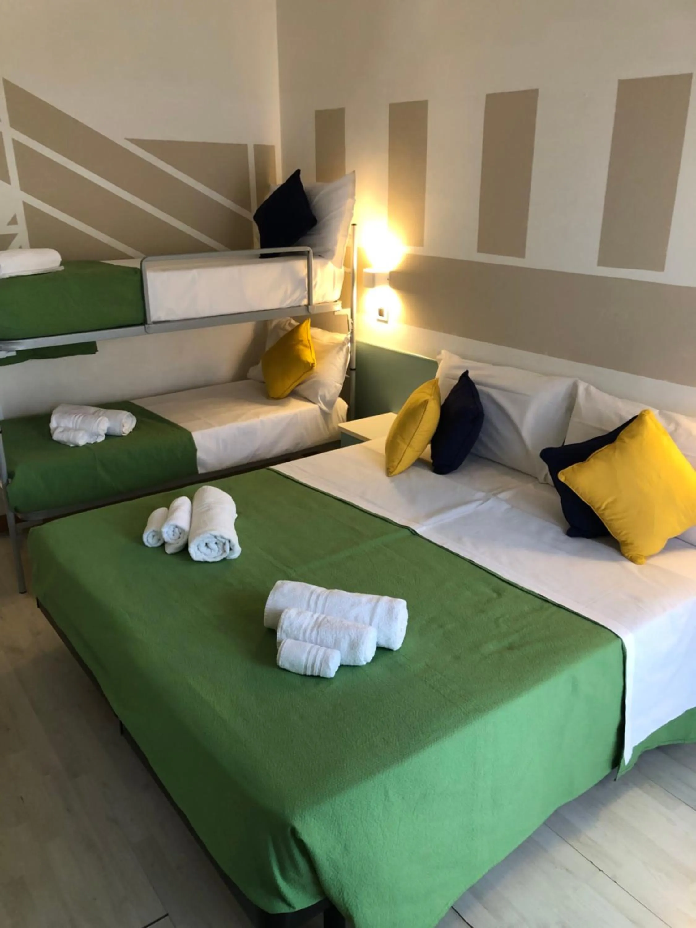 Bed in Hotel Napoleon