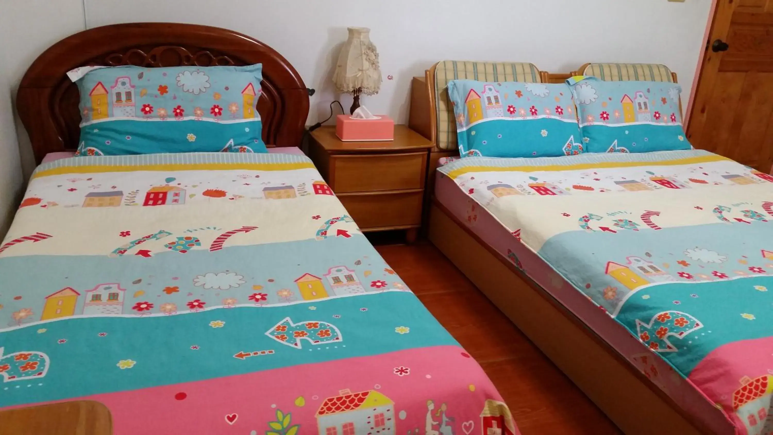 Bed in Yilan Xiang Feng Homestay Bed in Yilan Xiang Feng Homestay
