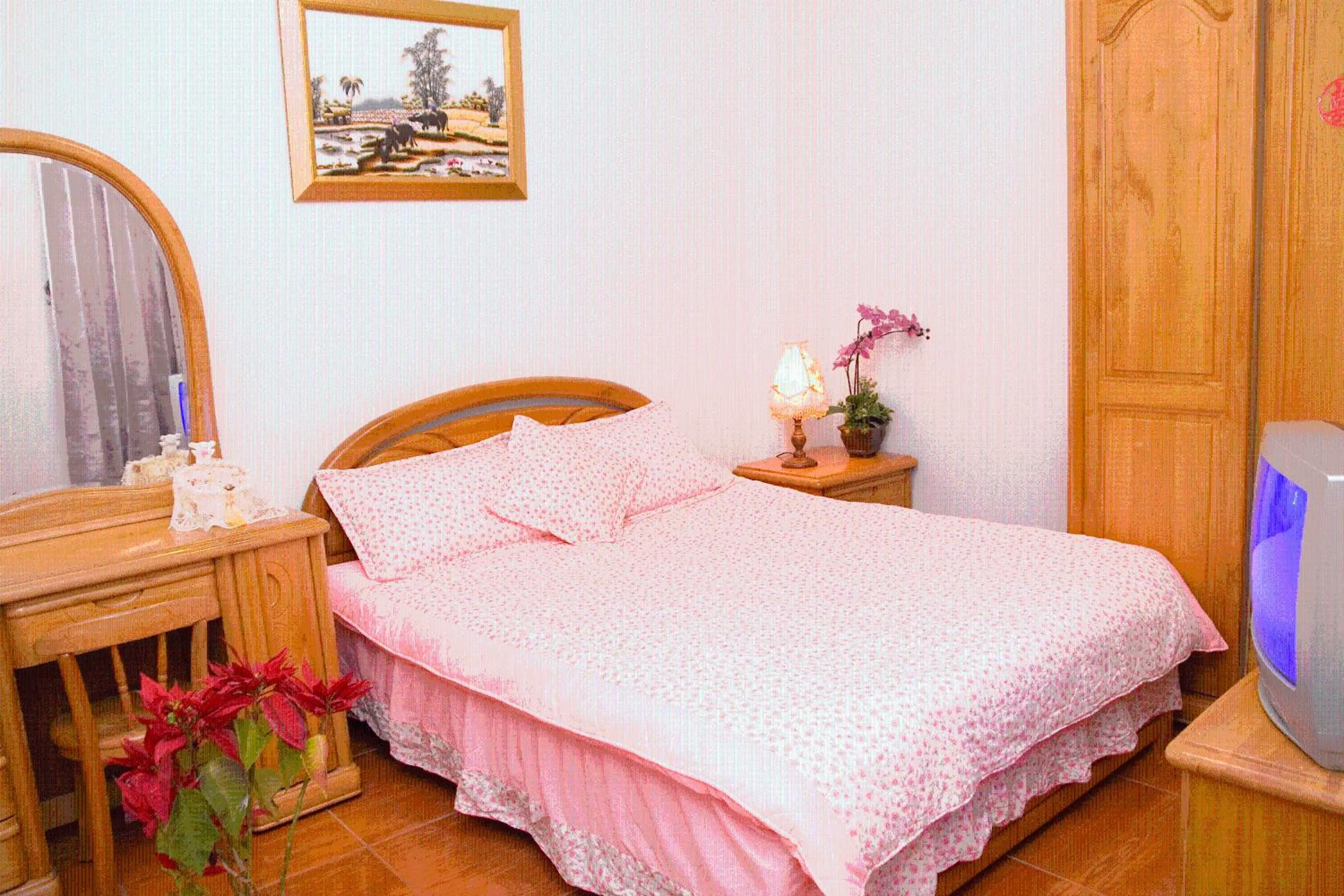 Bed in Yilan Xiang Feng Homestay