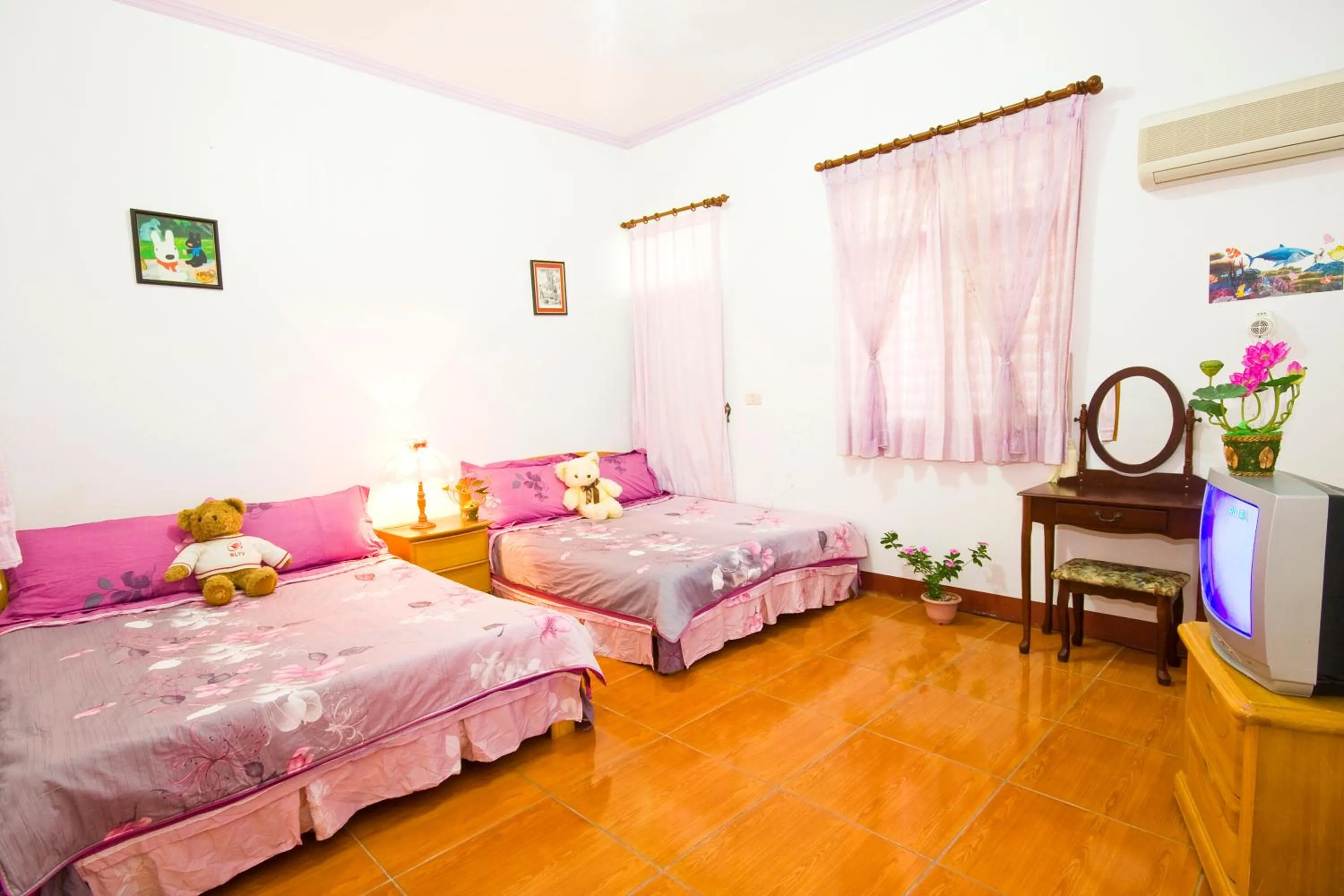 Photo of the whole room, Bed in Yilan Xiang Feng Homestay