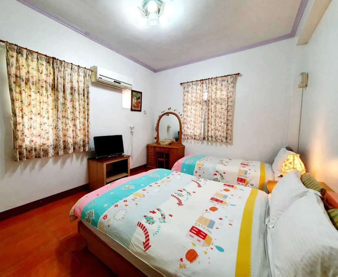 Bed in Yilan Xiang Feng Homestay