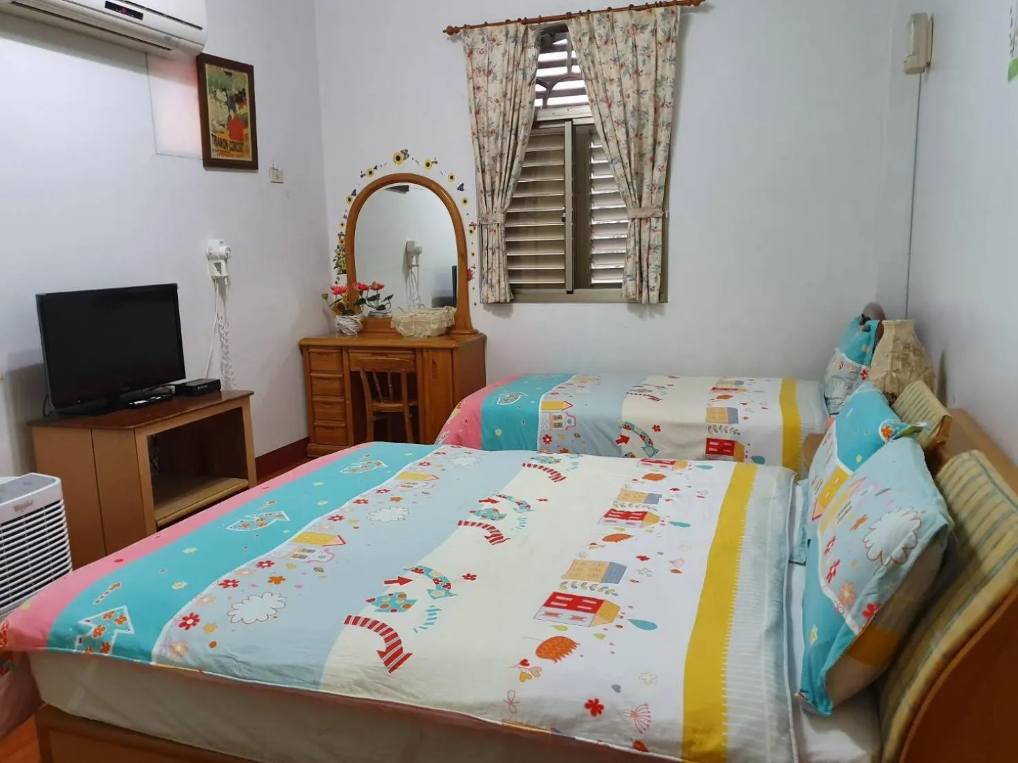 Bed in Yilan Xiang Feng Homestay