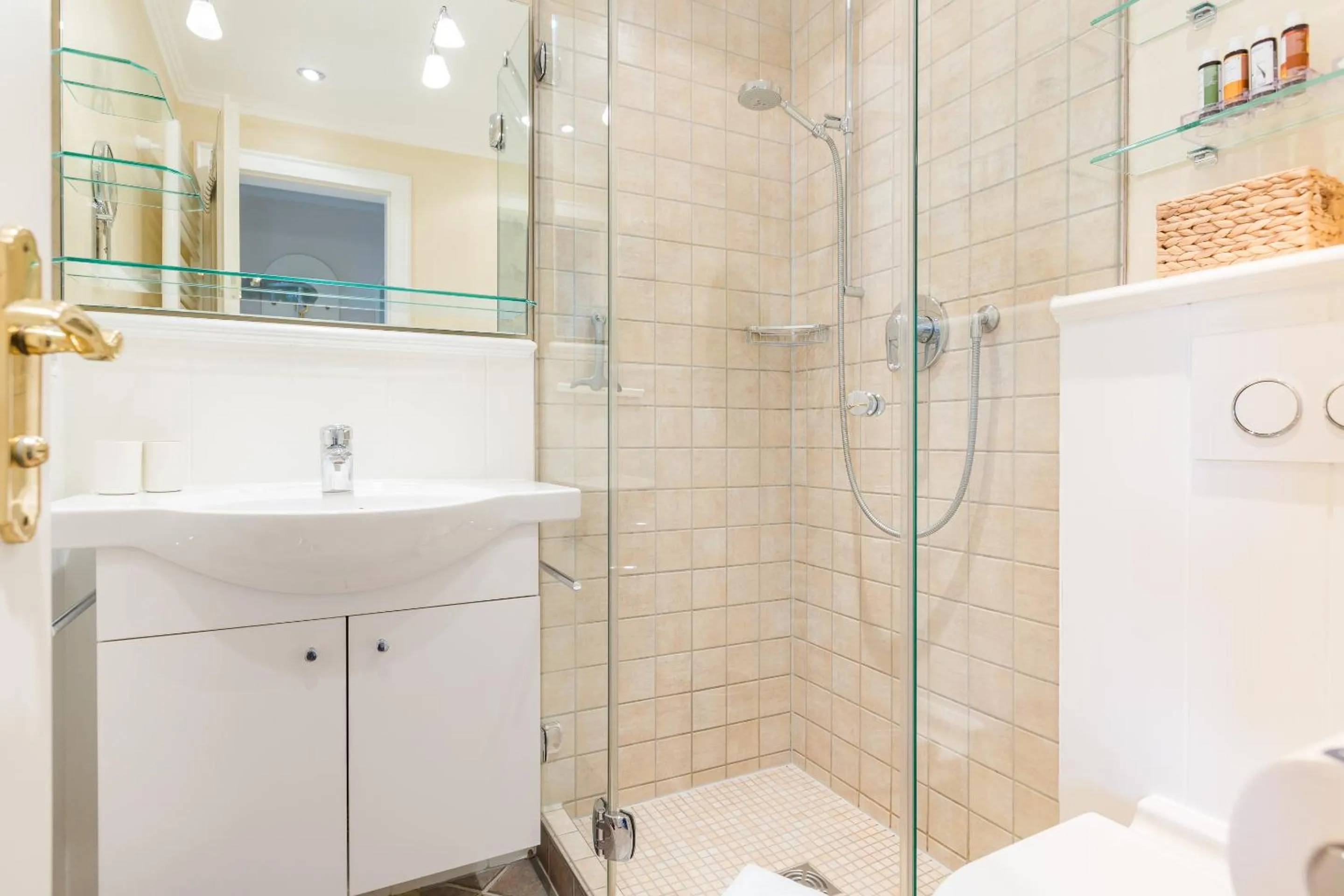 Bathroom in Haus am Meer Strandmuschel