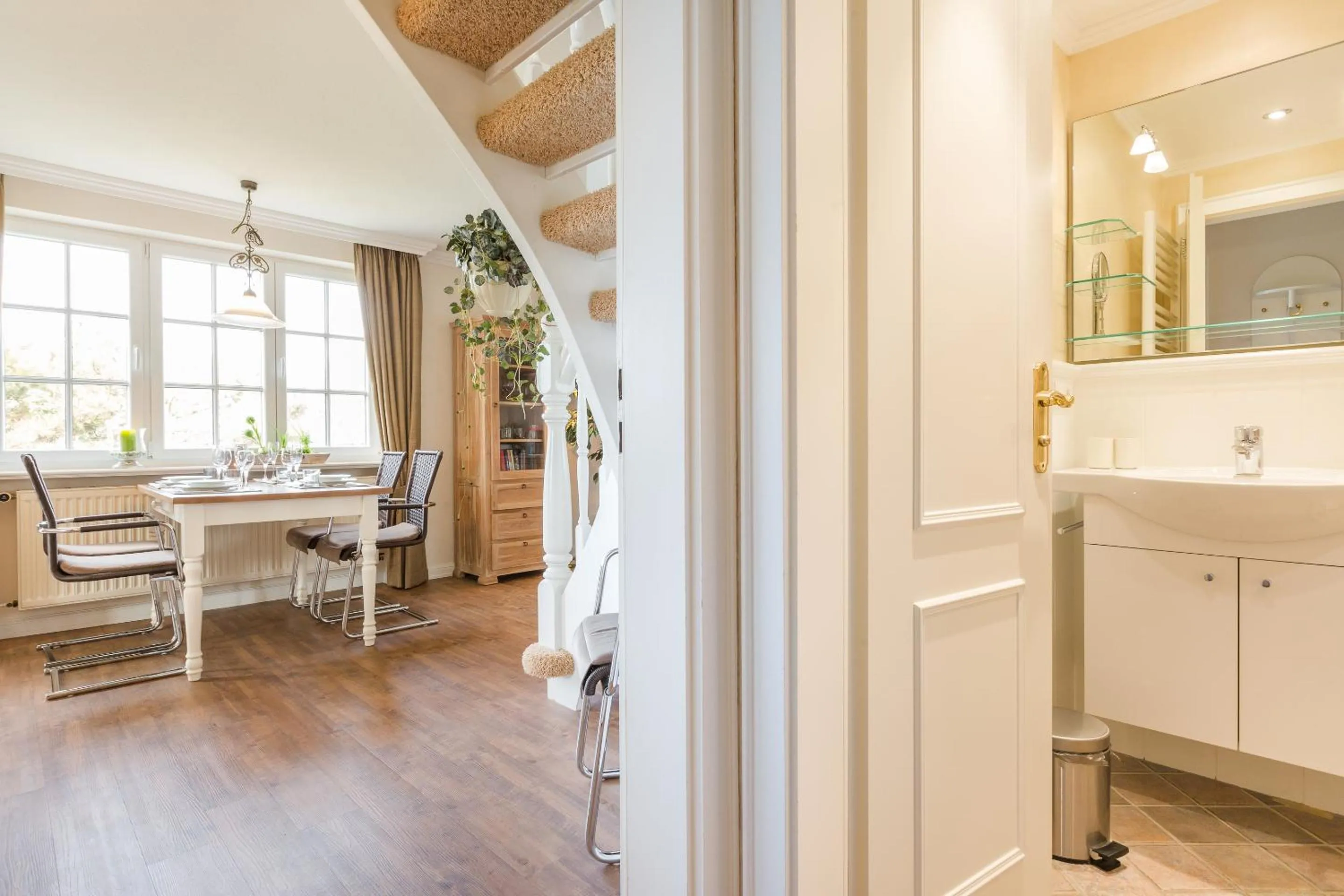 Living room in Haus am Meer Strandmuschel