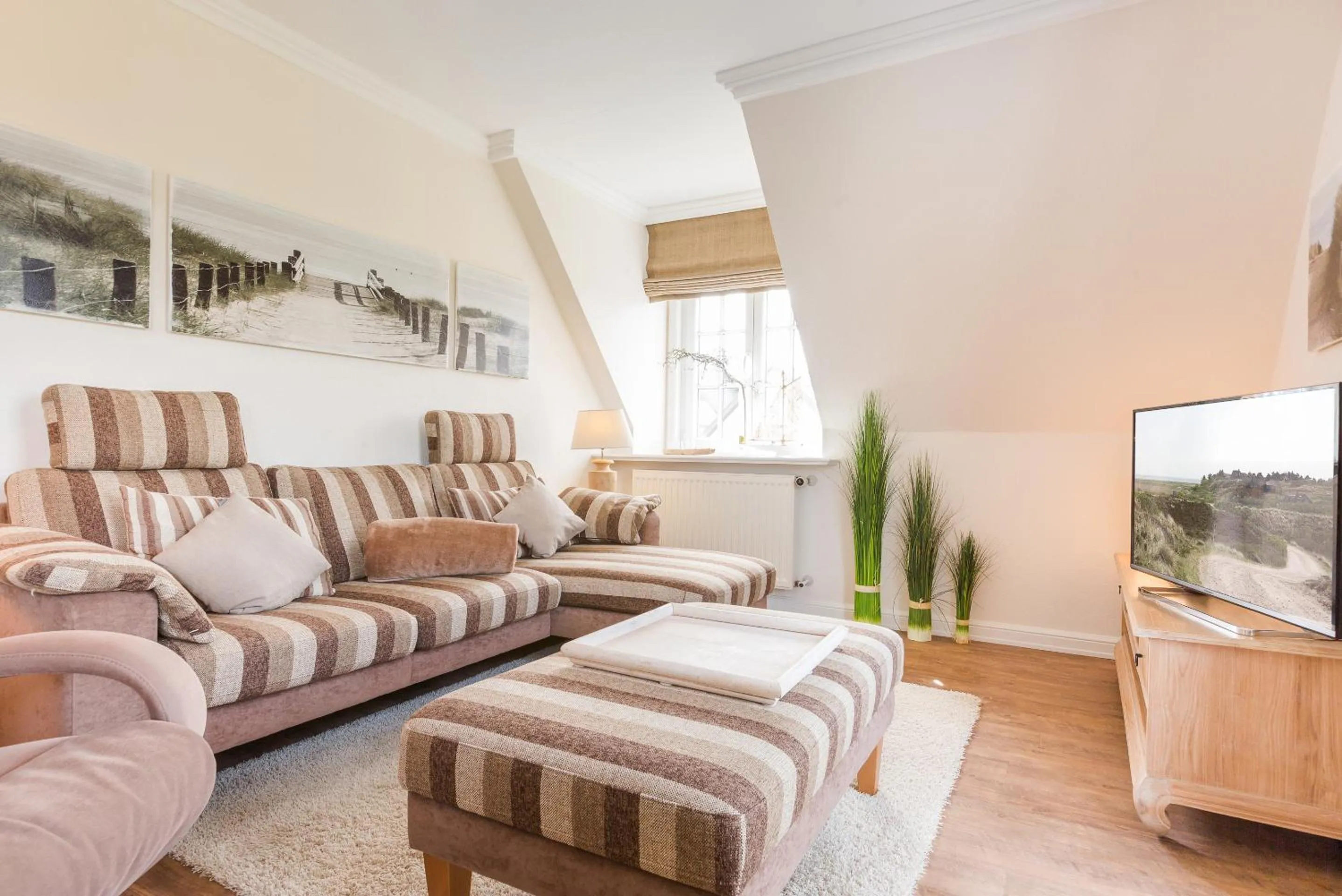 Living room in Haus am Meer Strandmuschel