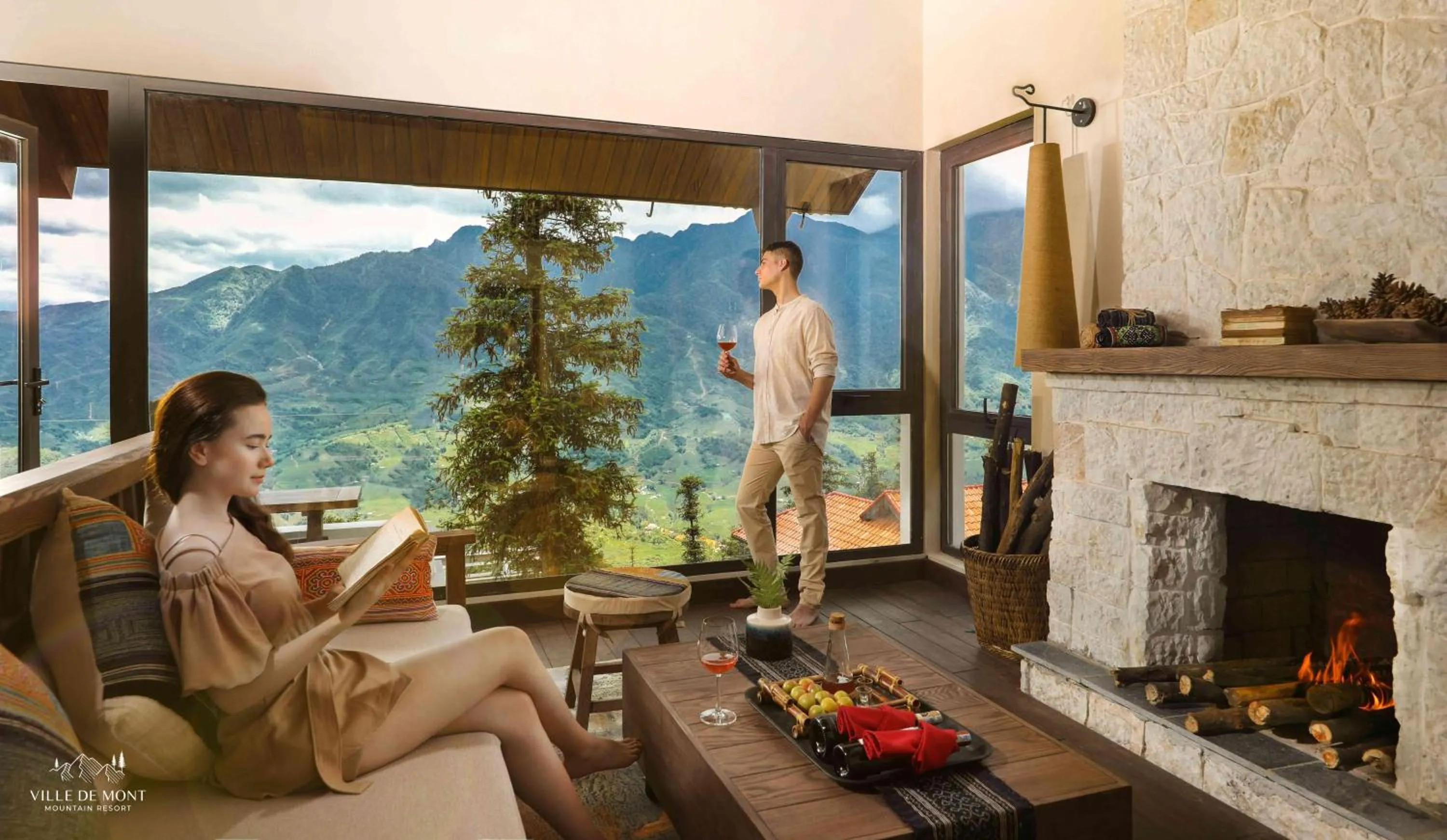 Living room in Ville De Mont Mountain Resort