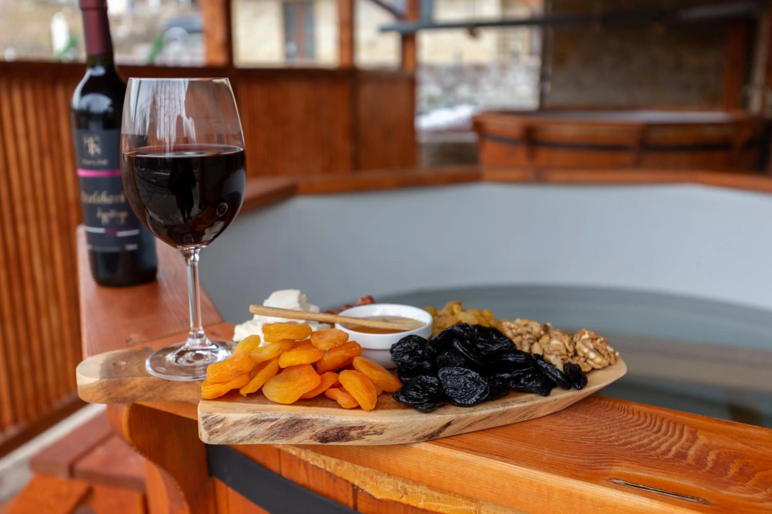 Hot Tub in Pine Chalets by KA Group