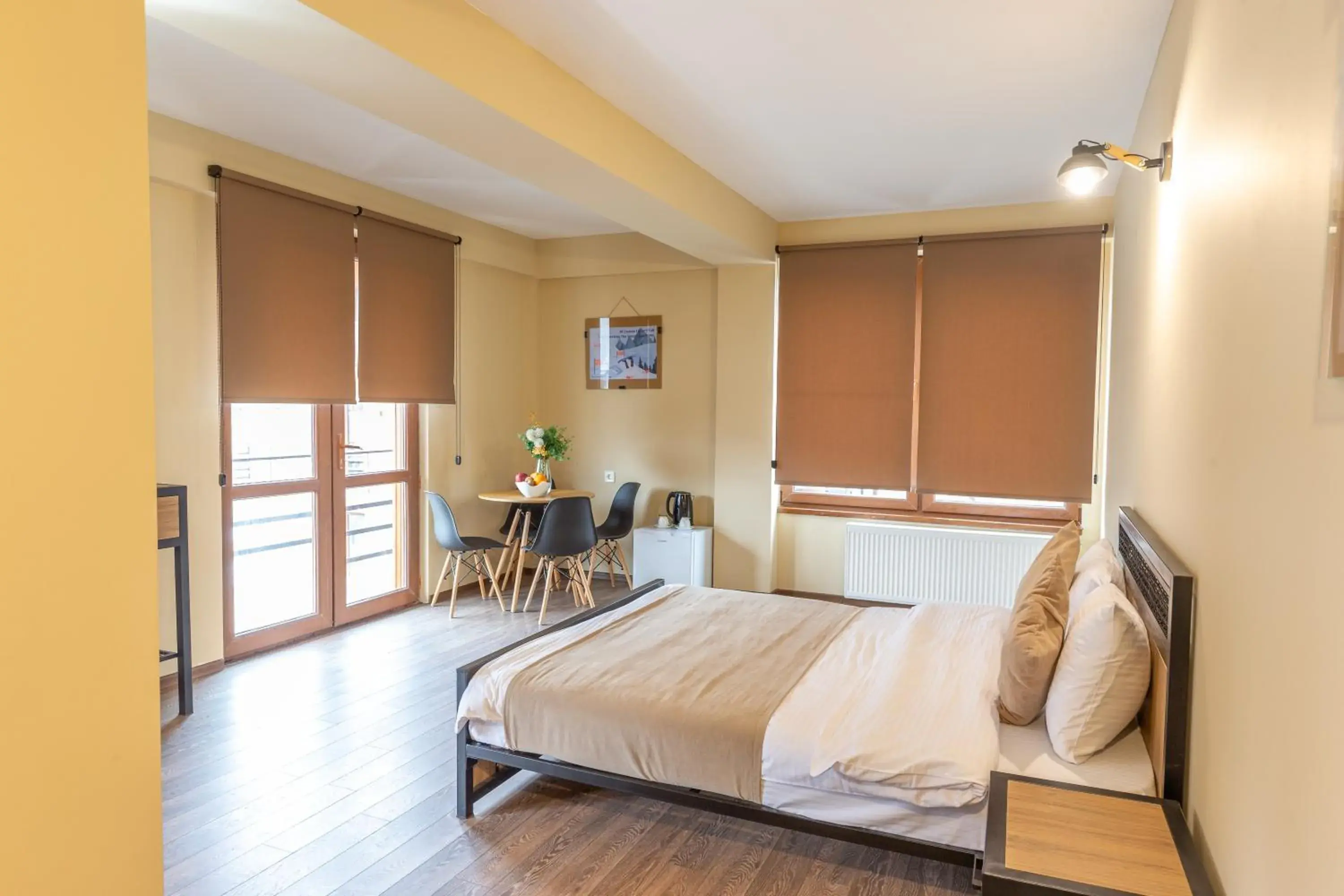 Bedroom, Bed in Pine Chalets by KA Group Bedroom, Bed in Pine Chalets by KA Group