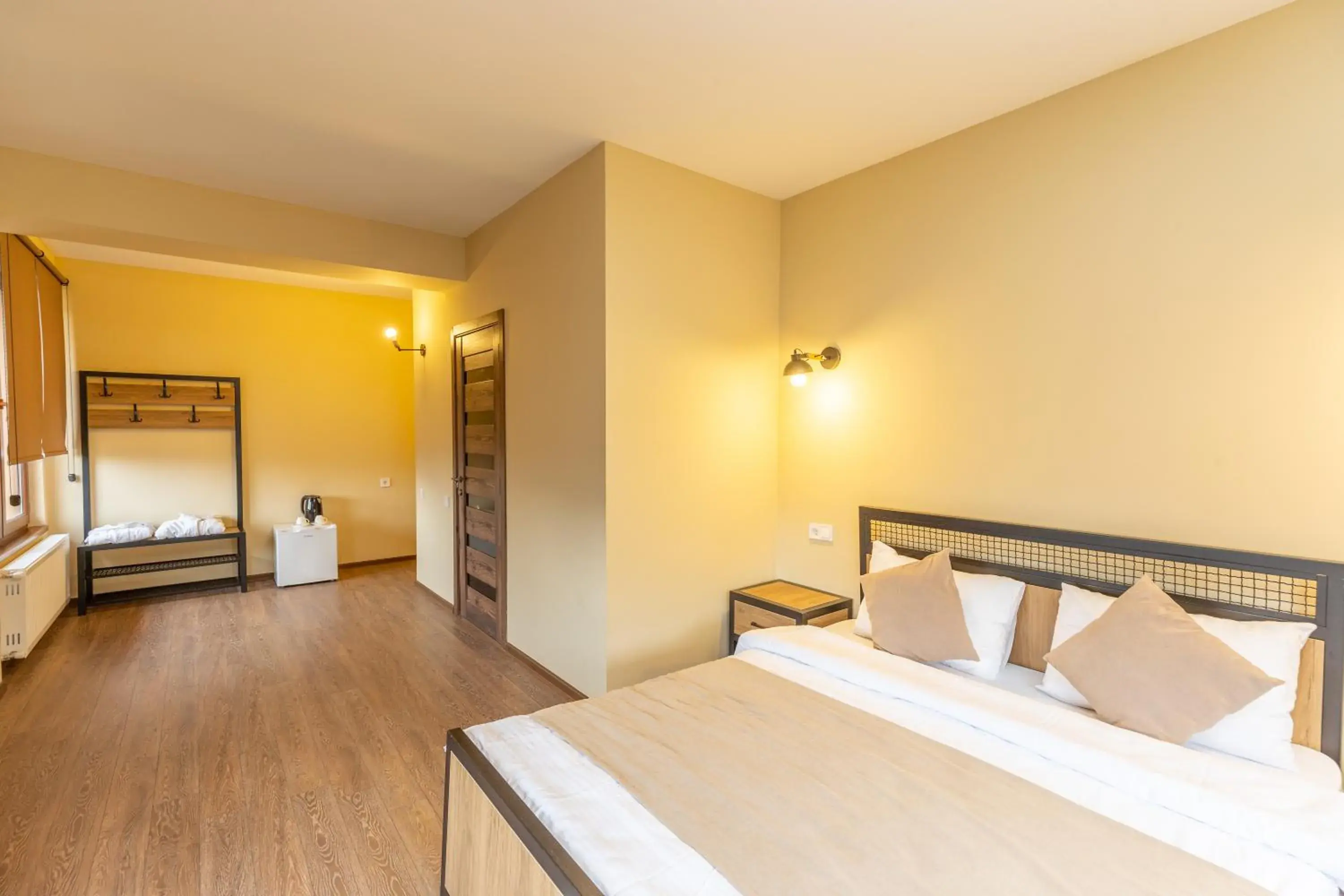 Bedroom, Bed in Pine Chalets by KA Group Bedroom, Bed in Pine Chalets by KA Group