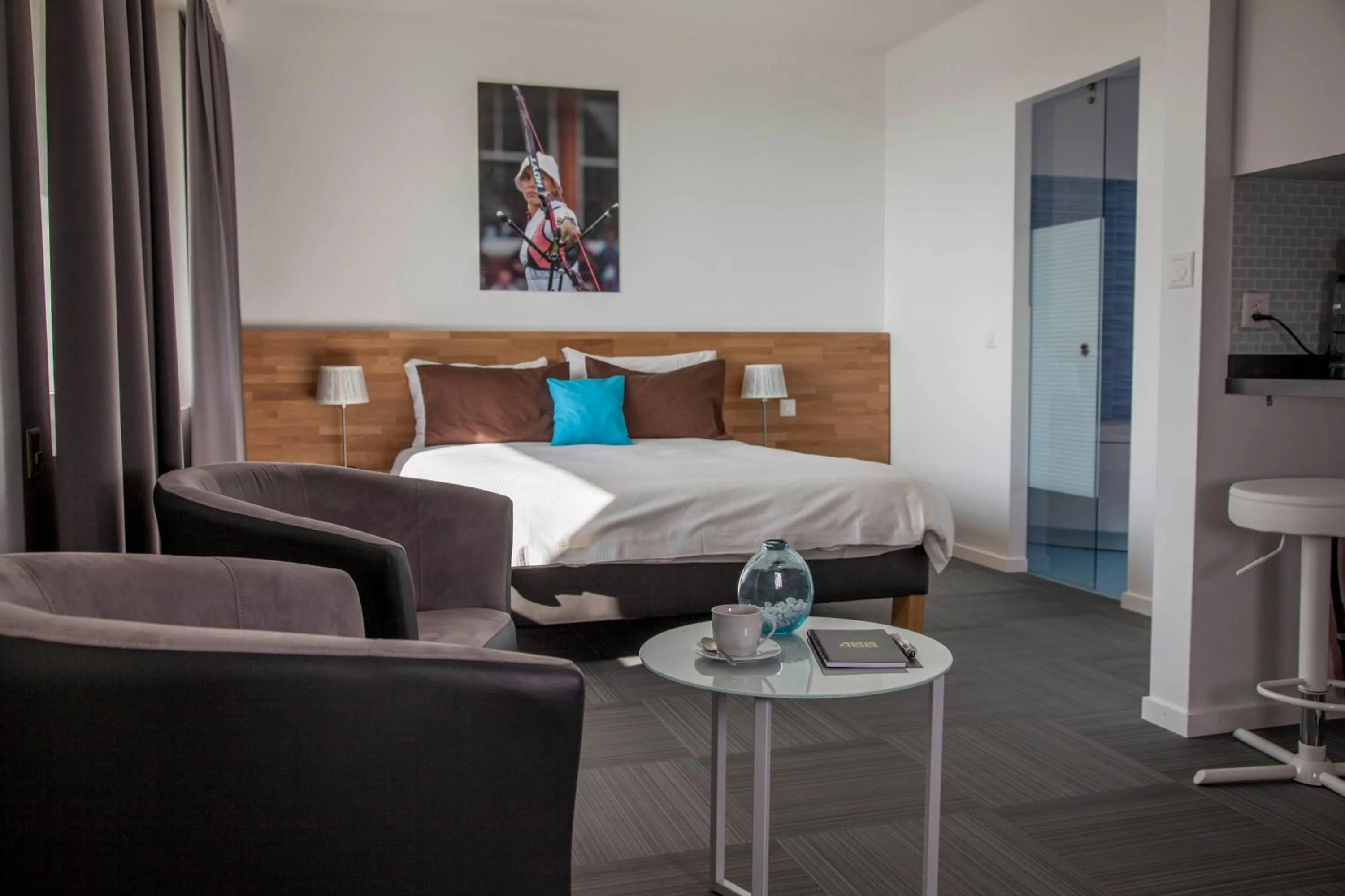 Bedroom, Bed in Apart'Hotel 46a