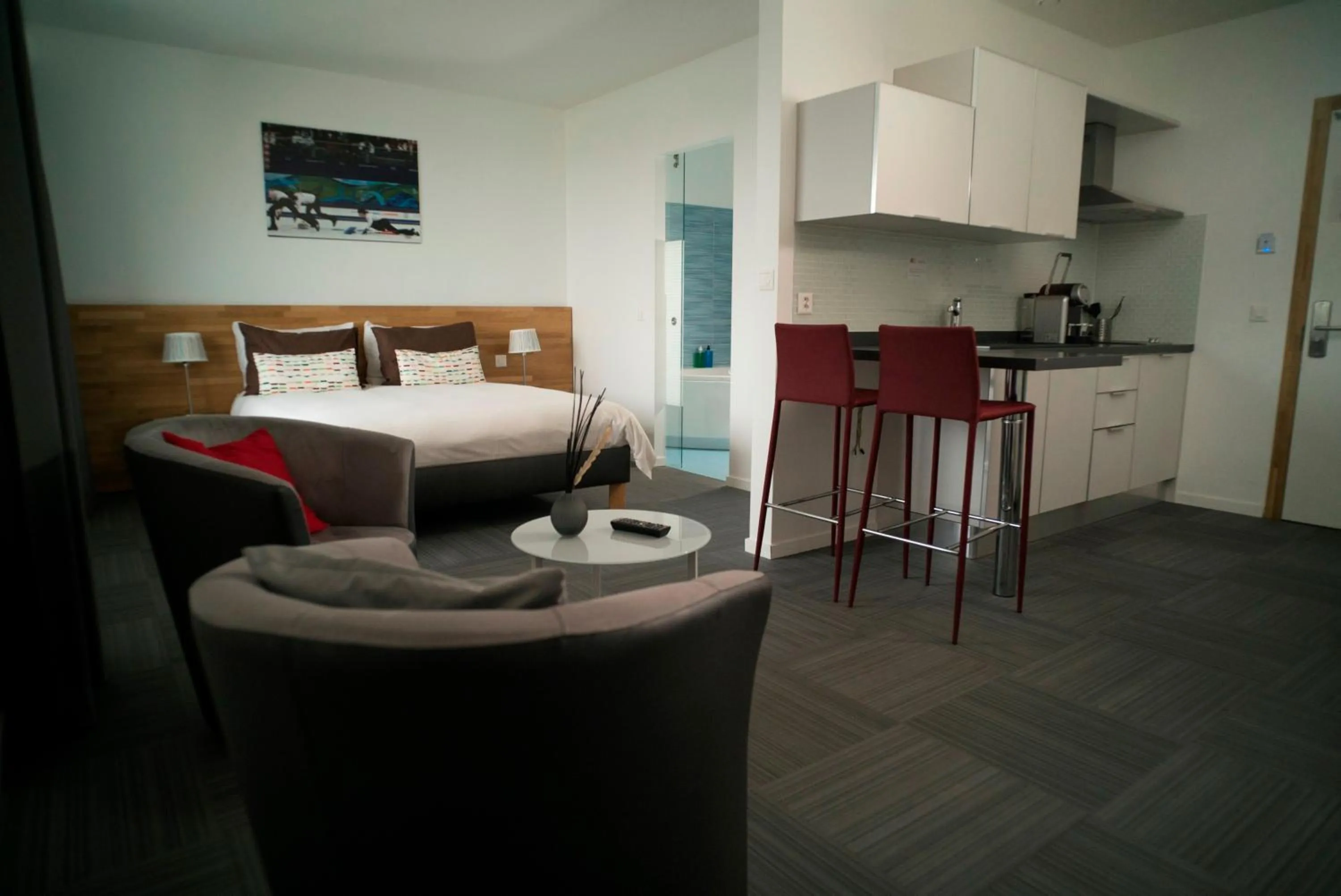 Bedroom, Bed in Apart'Hotel 46a