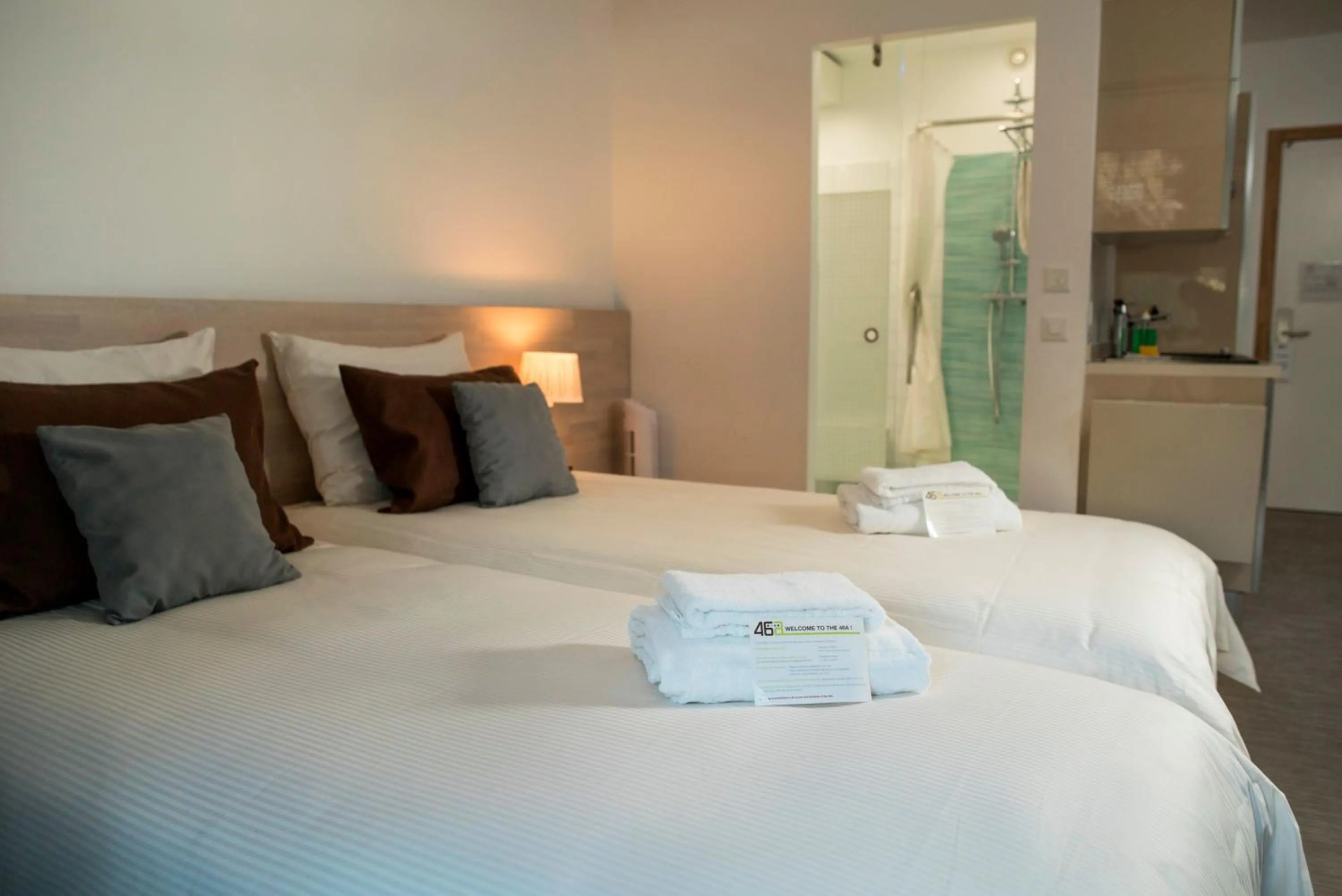 Bedroom, Bed in Apart'Hotel 46a