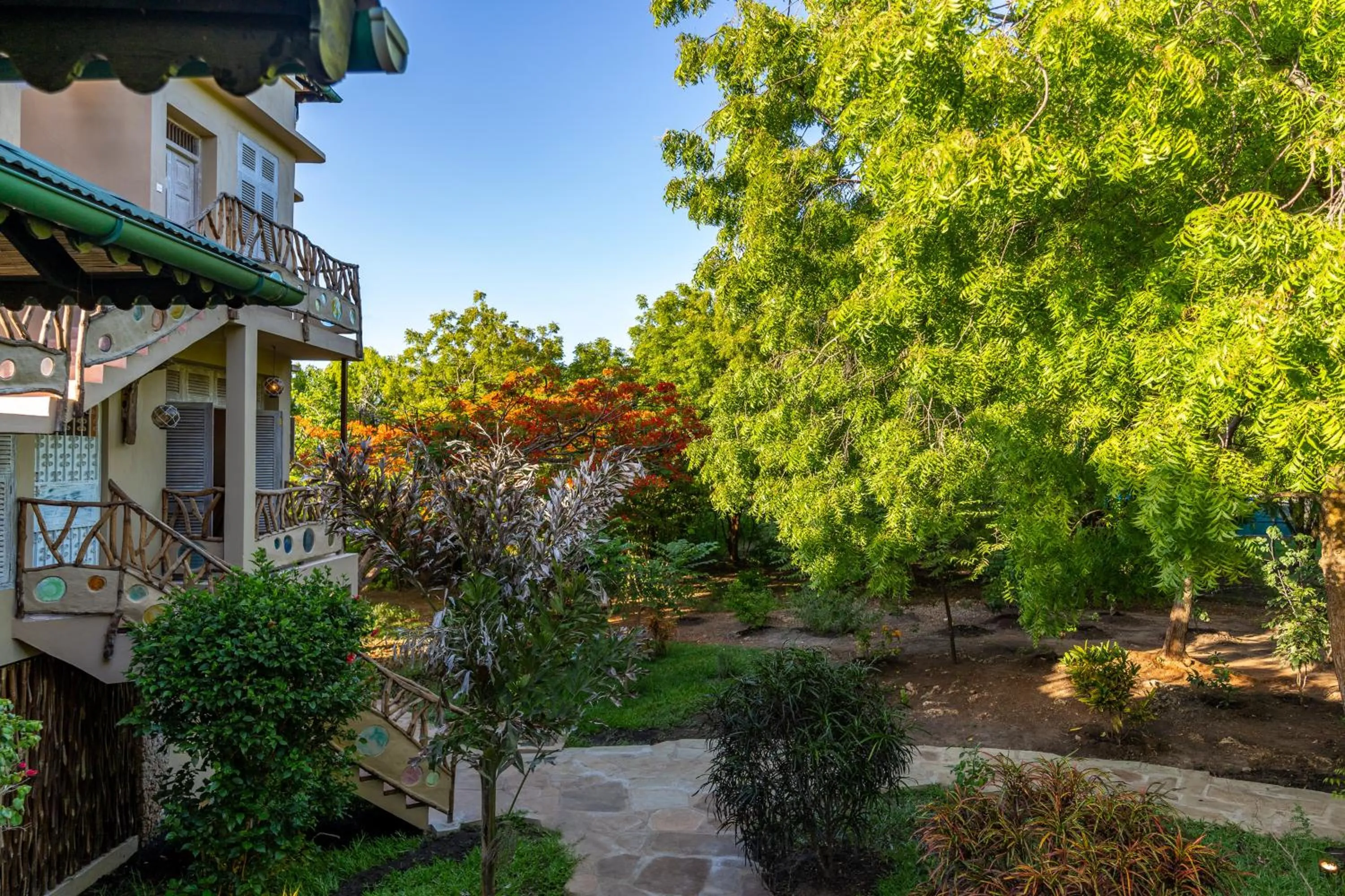Garden in Tombo House