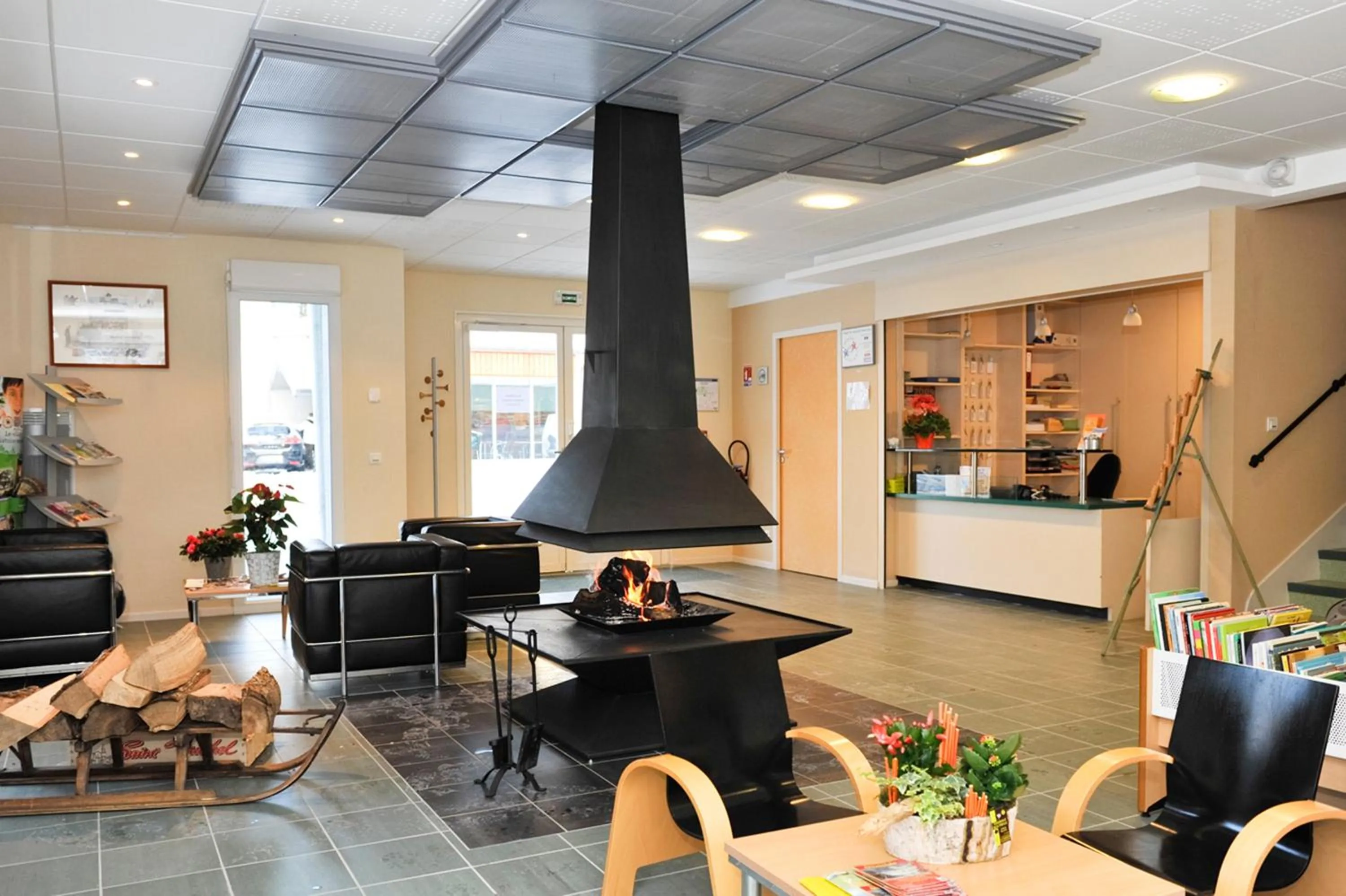 Lobby or reception in Le Herbau