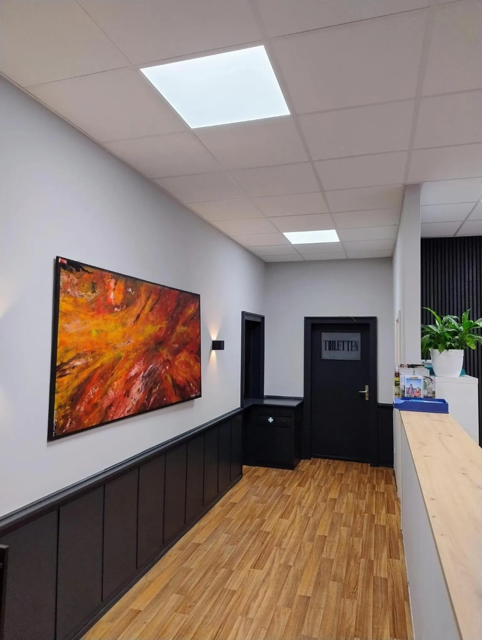 Lobby or reception in Hotel Walzwerk