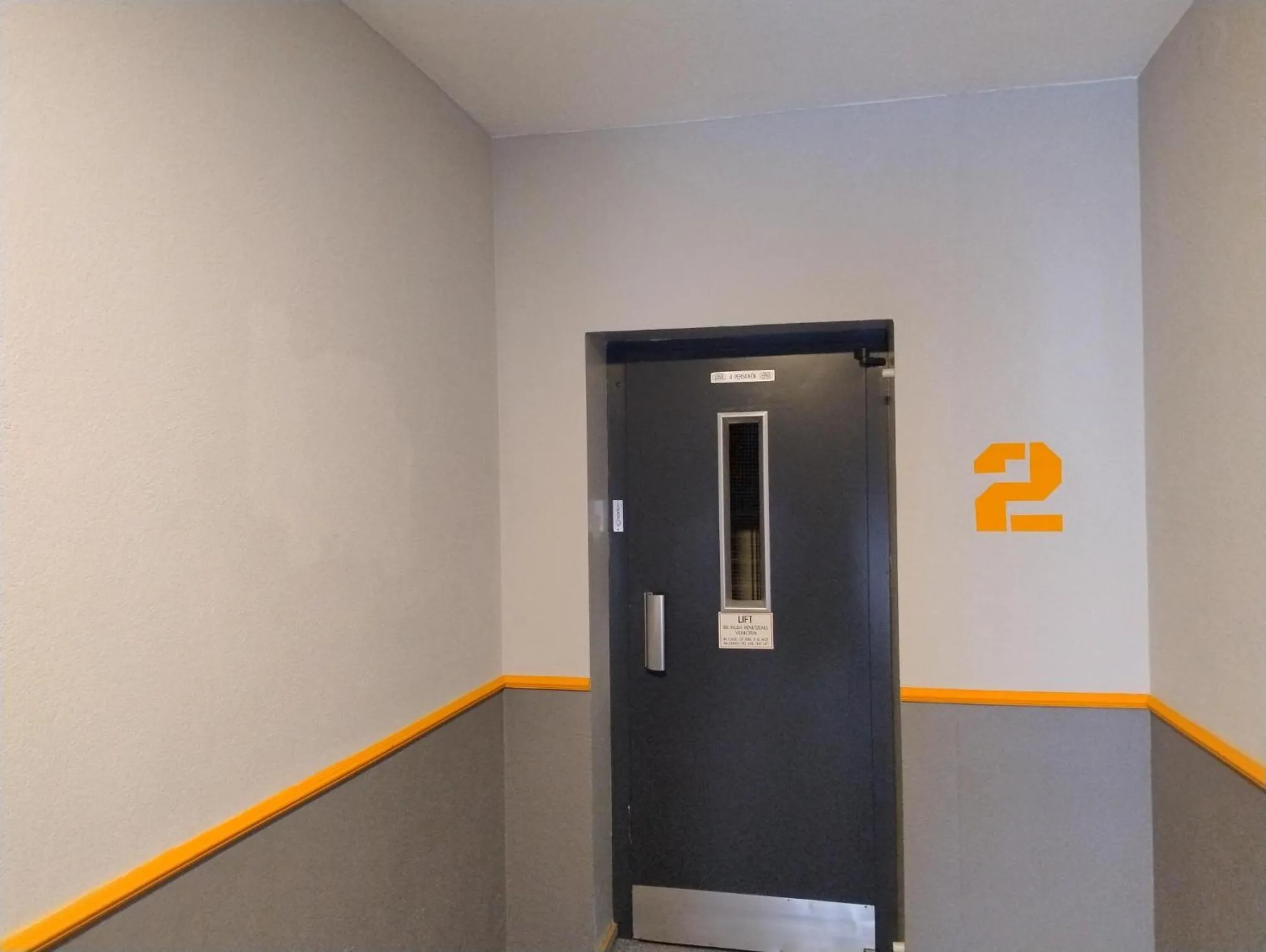 elevator in Hotel Walzwerk