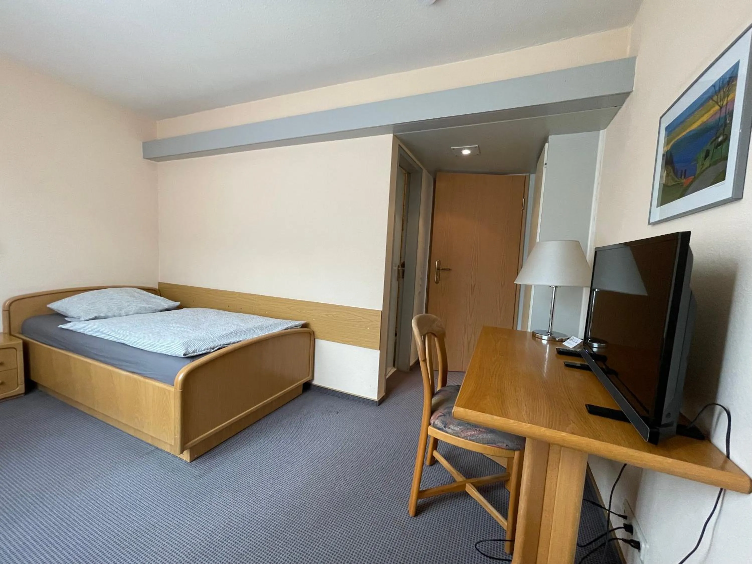 Photo of the whole room, Bed in Hotel Meilchen