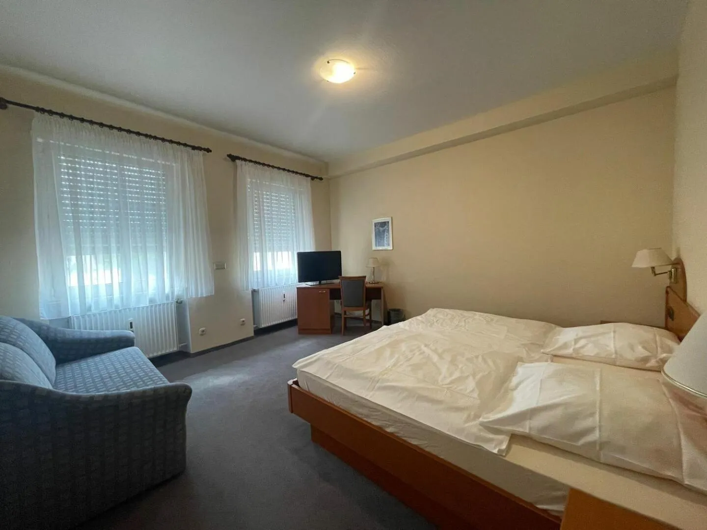 Photo of the whole room, Bed in Hotel Meilchen