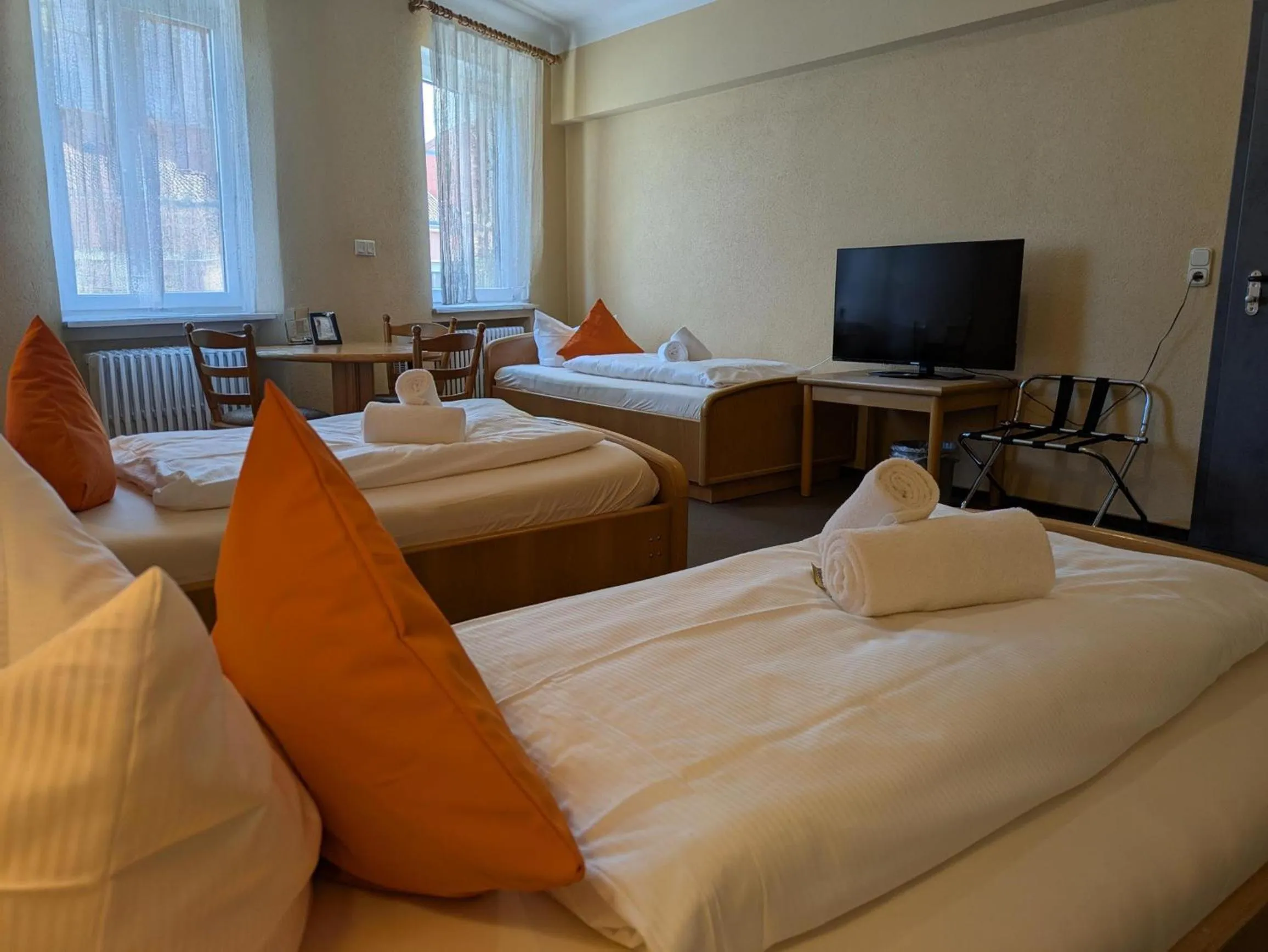 Bed in Hotel Walzwerk