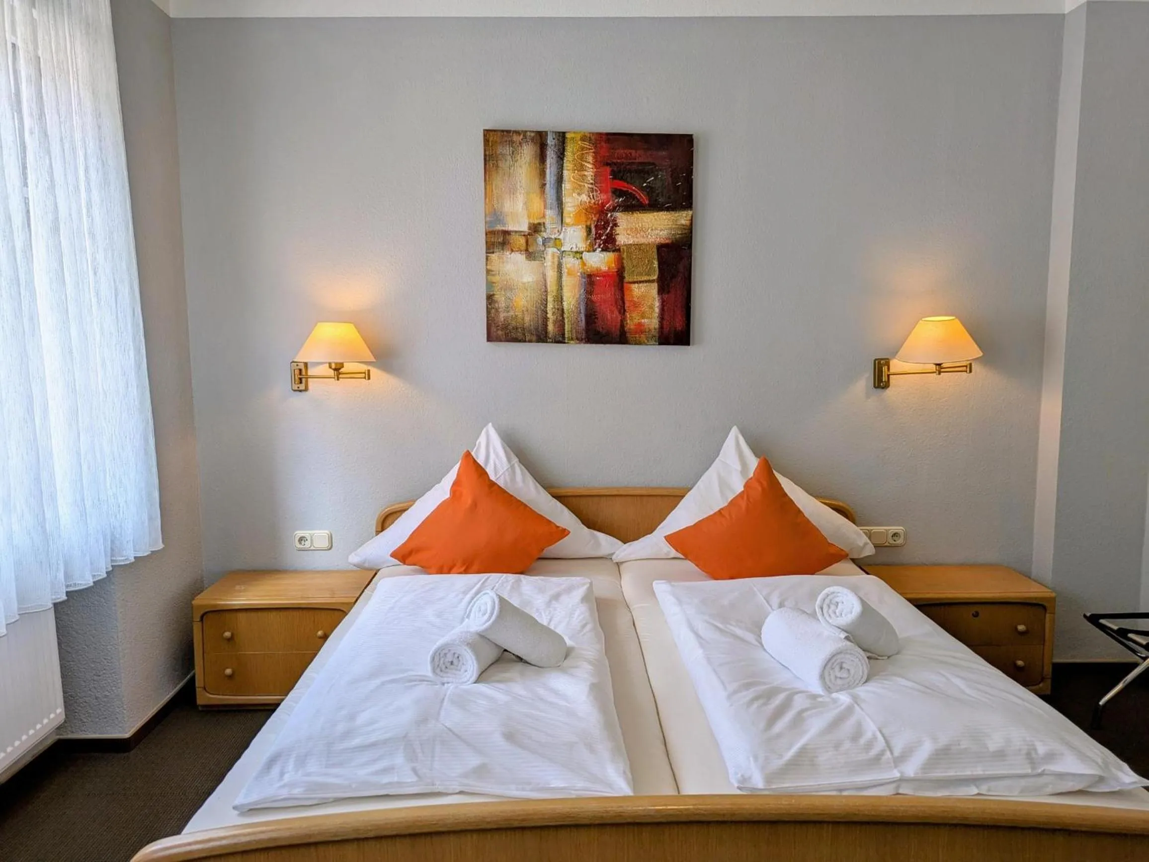 Bed in Hotel Walzwerk