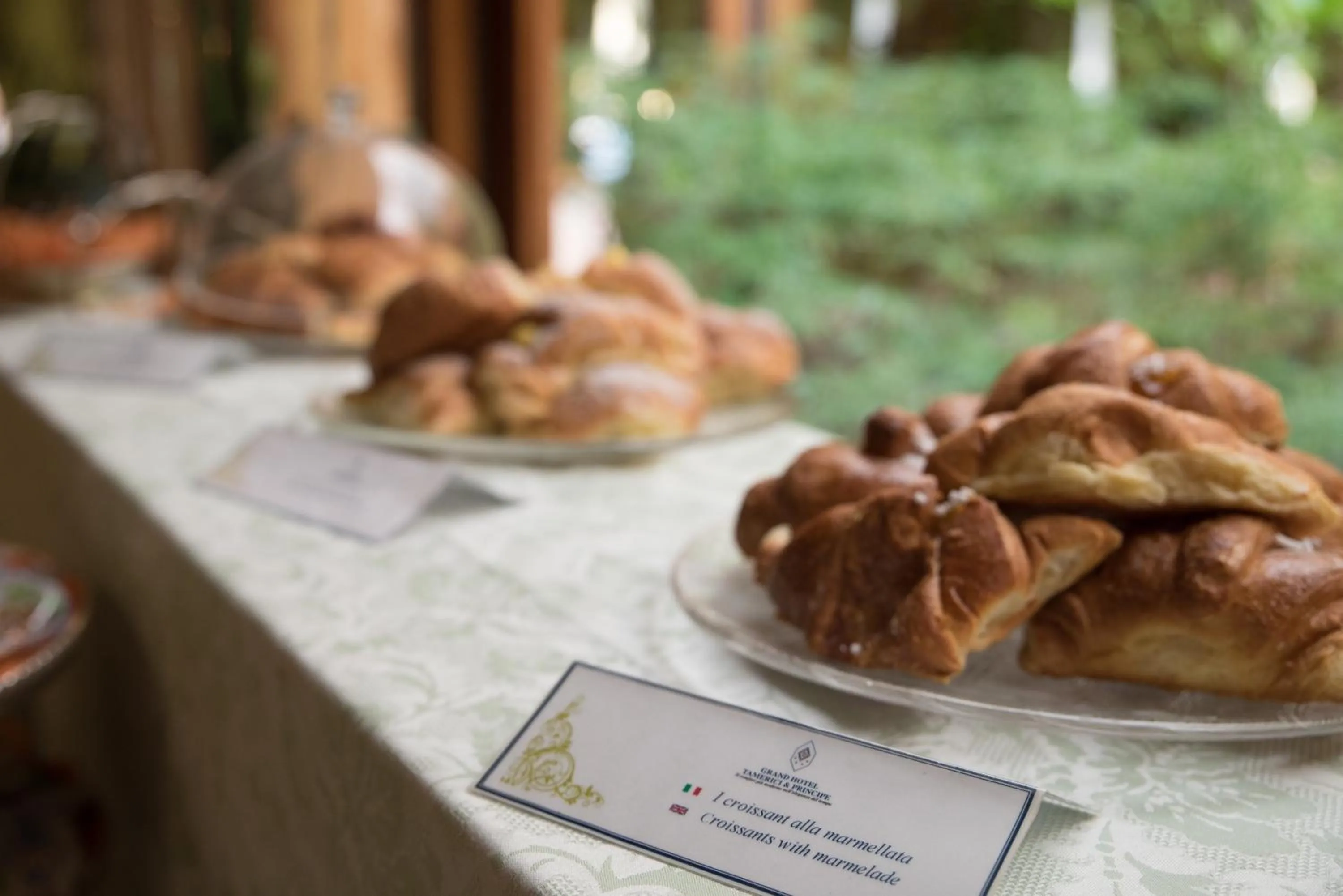 American breakfast in Grand Hotel Tamerici & Principe