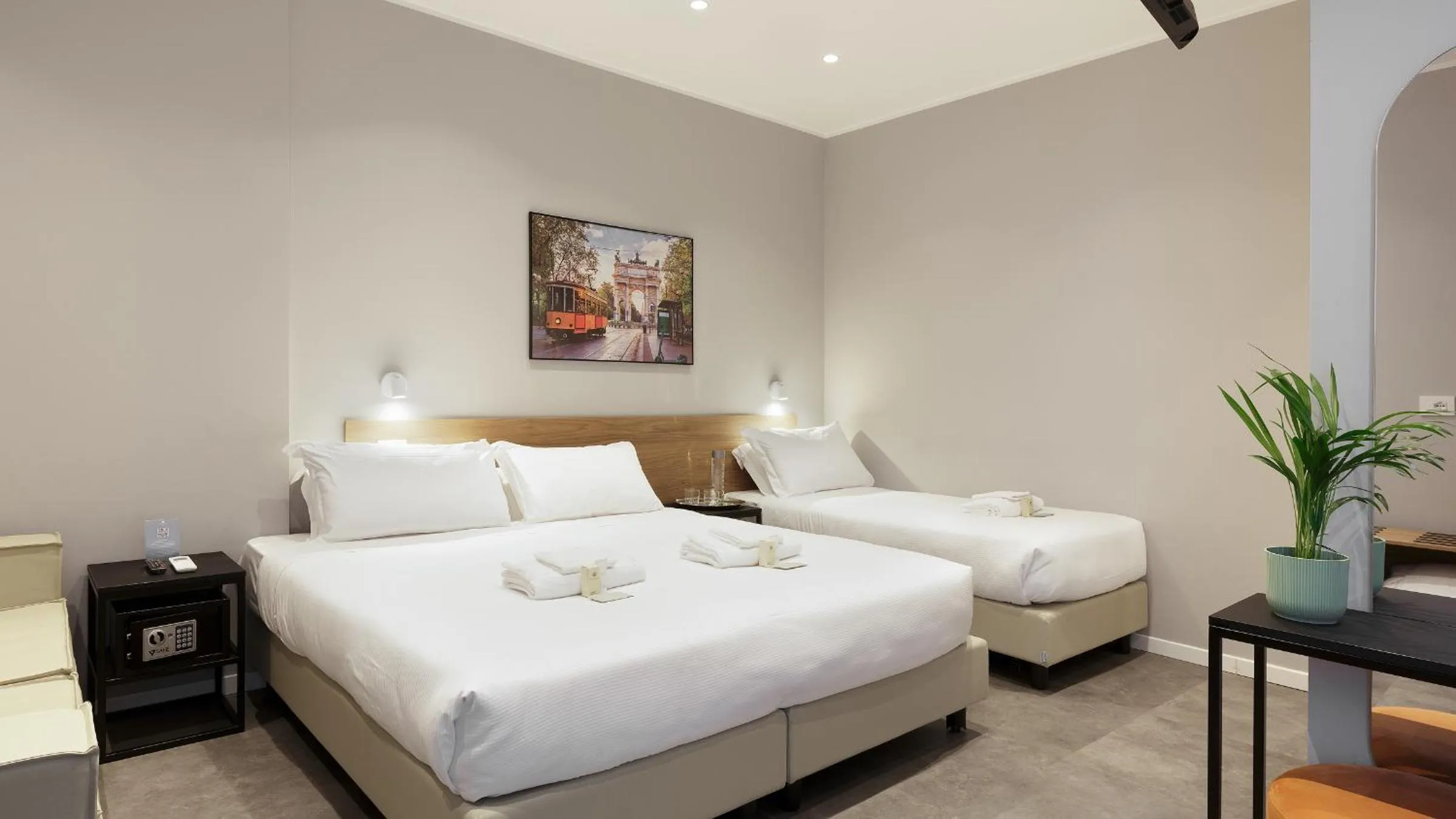 Bedroom, Bed in Hotel 22 Marzo