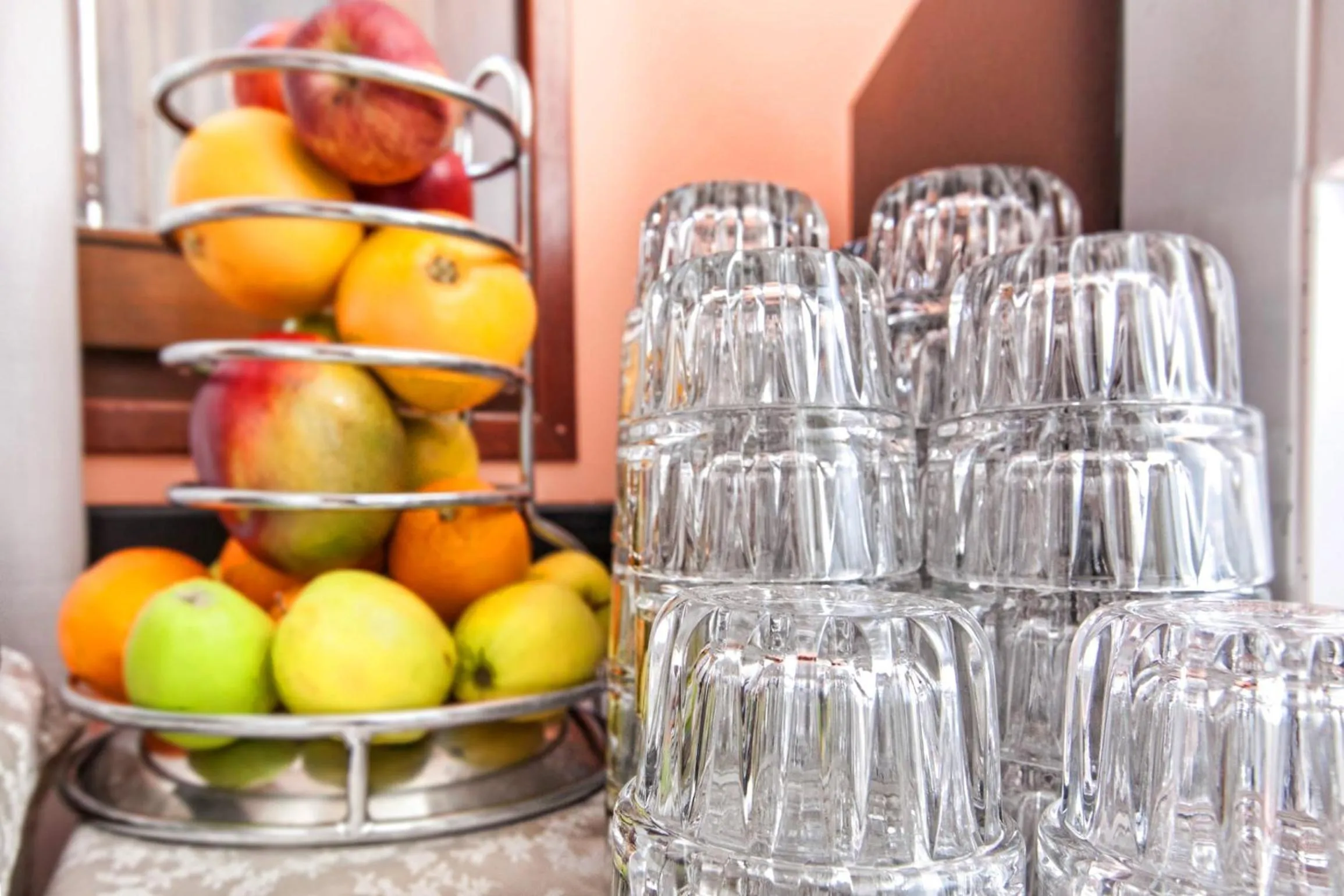 Non alcoholic drinks, Food in Hotel Kappa