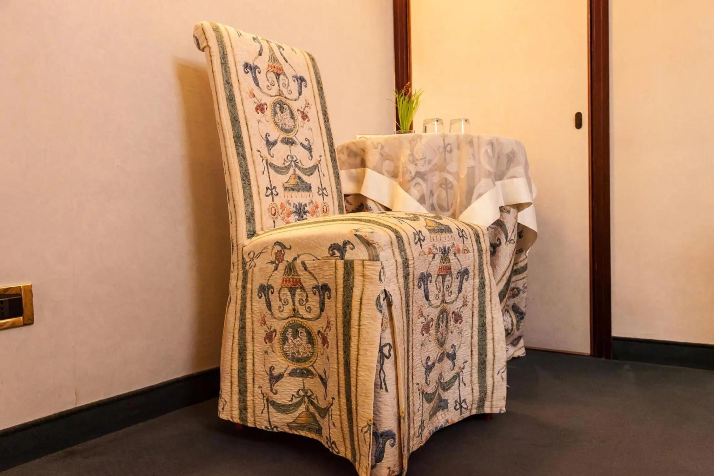 Decorative detail, Seating Area in Hotel Kappa