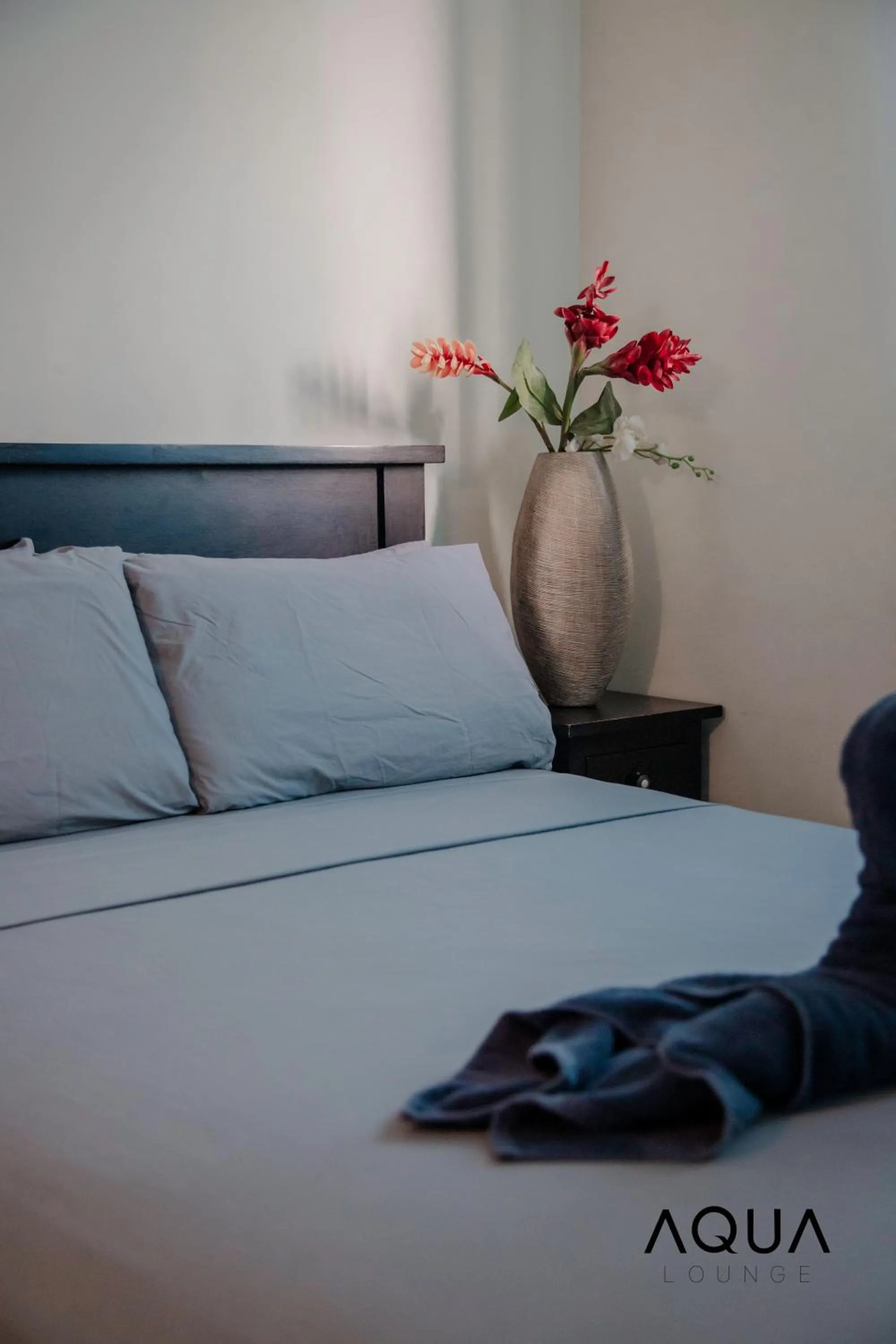 Bed in Aqua Lounge