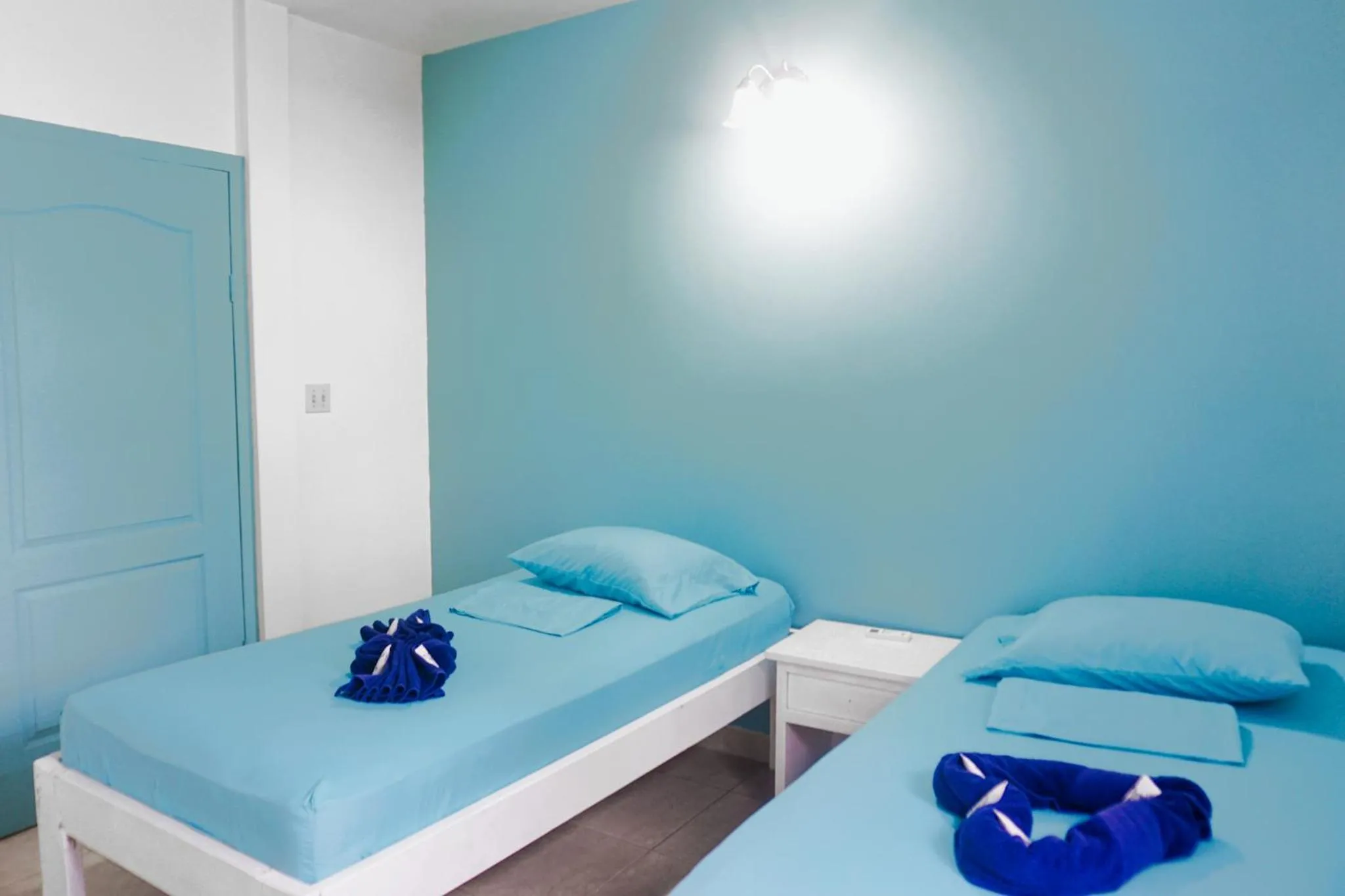 Bed in Aqua Lounge