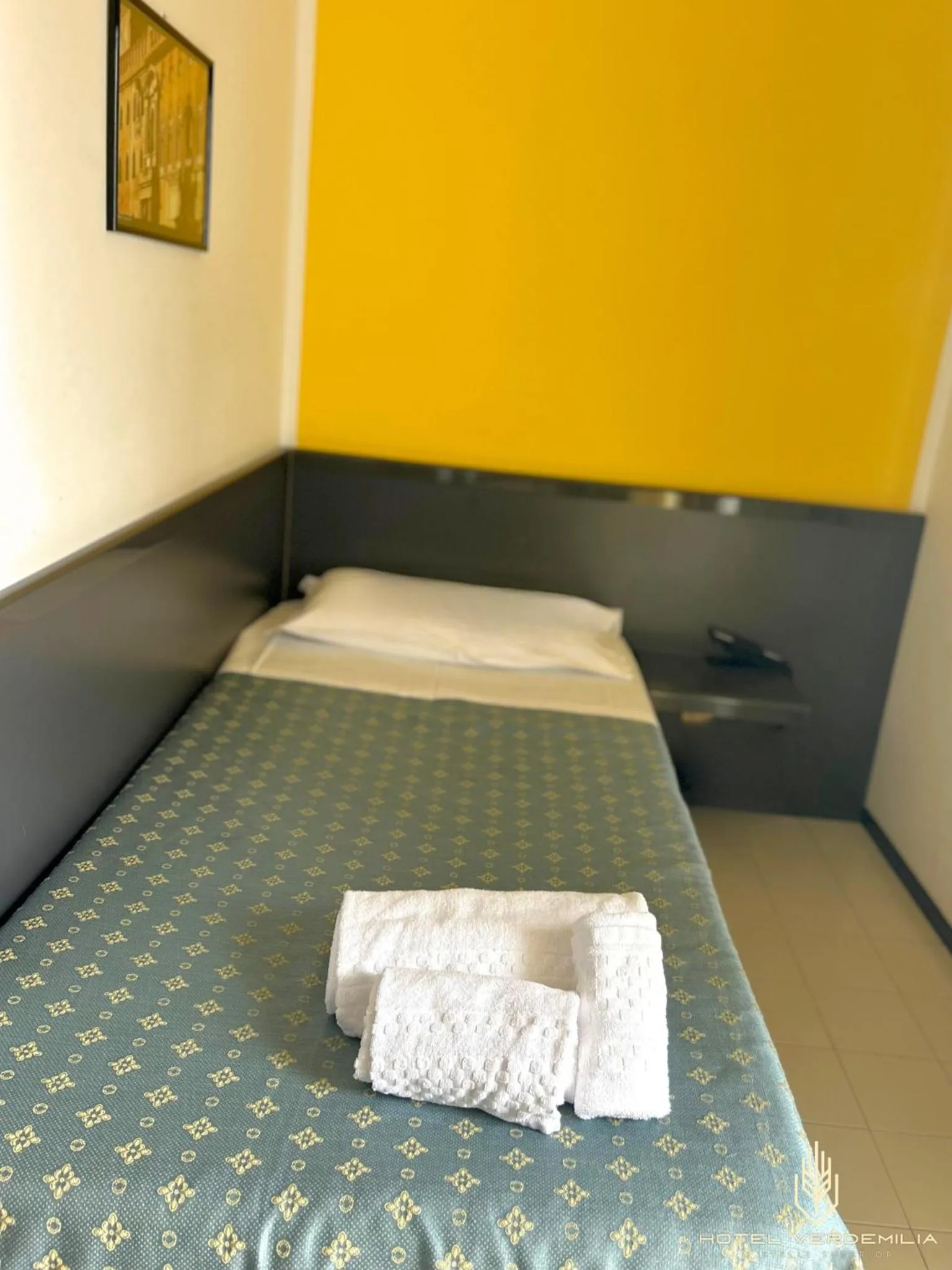 Bed in Verdemilia Hotel