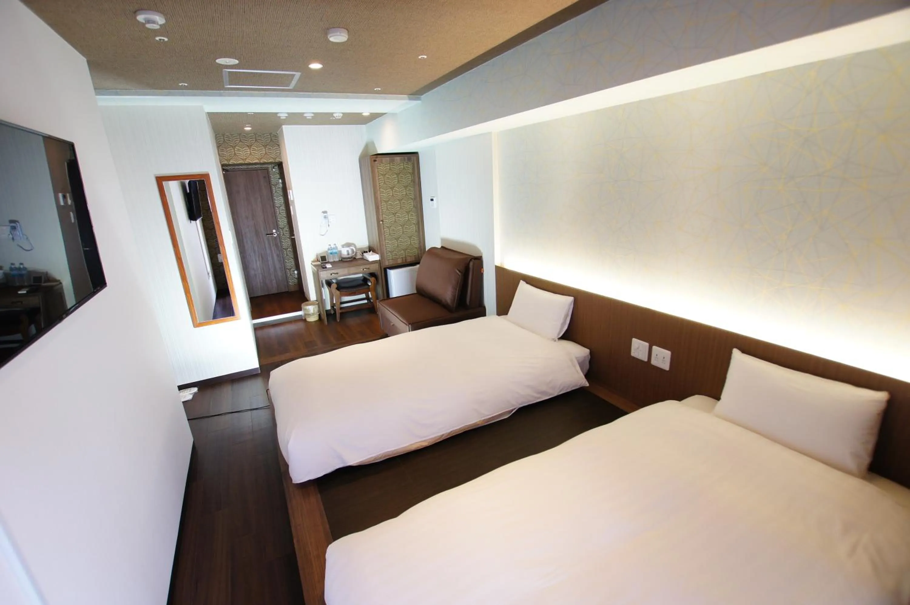 Bedroom, Bed in Hotaku HOTEL Akihabara